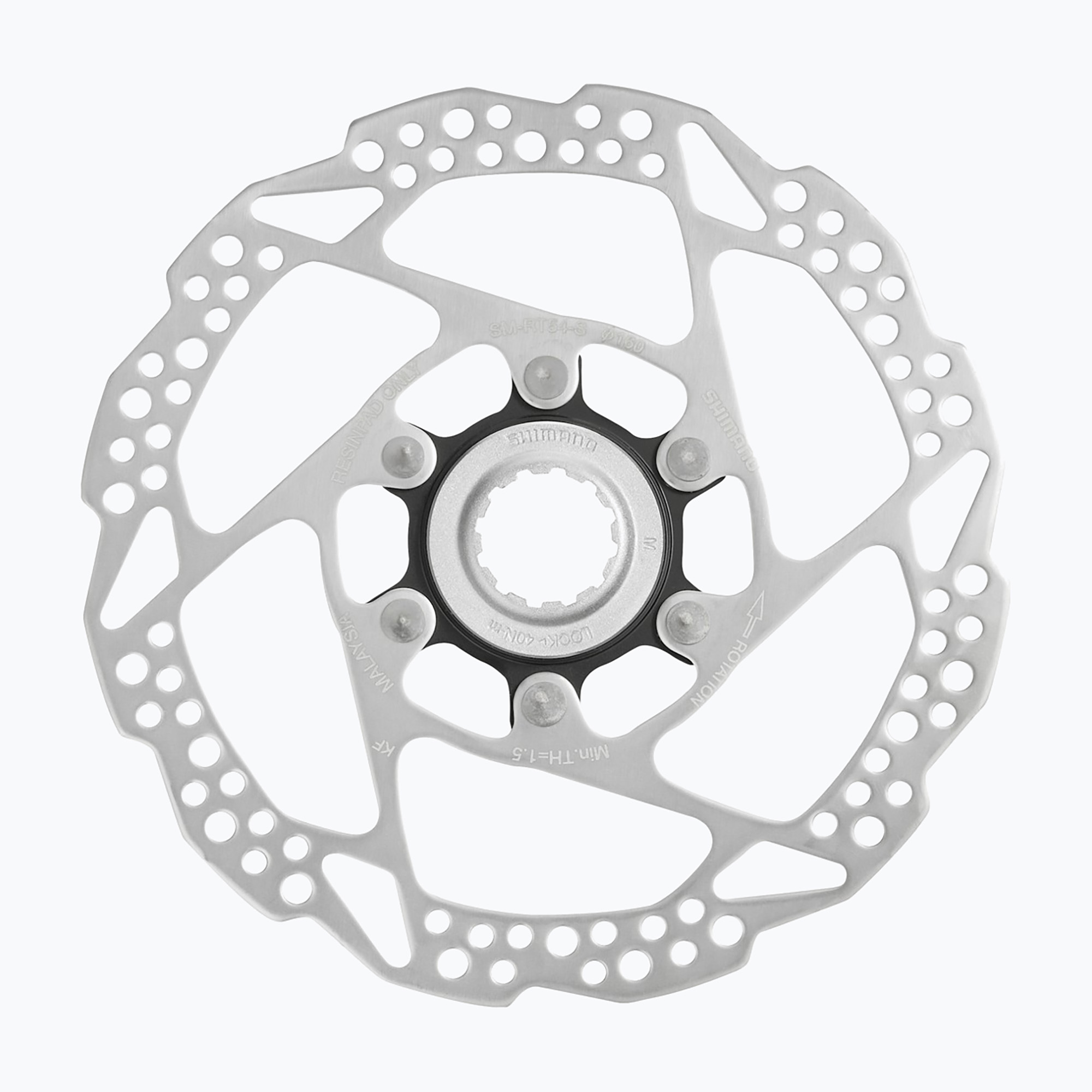 Disc de frână Shimano SM-RT54 Center Lock 160 mm silver