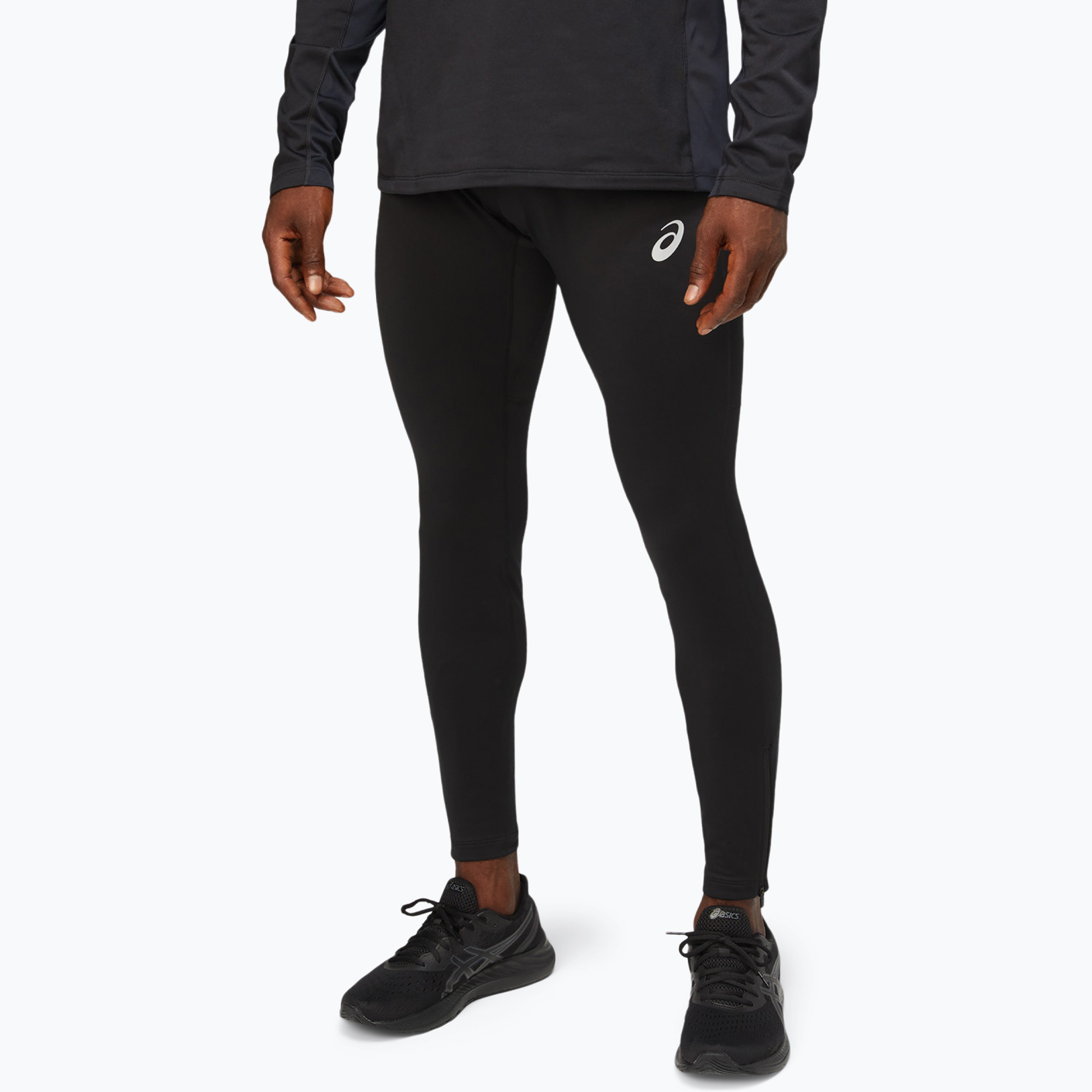 Legginsy do biegania męskie ASICS Core Winter Tight performance black 