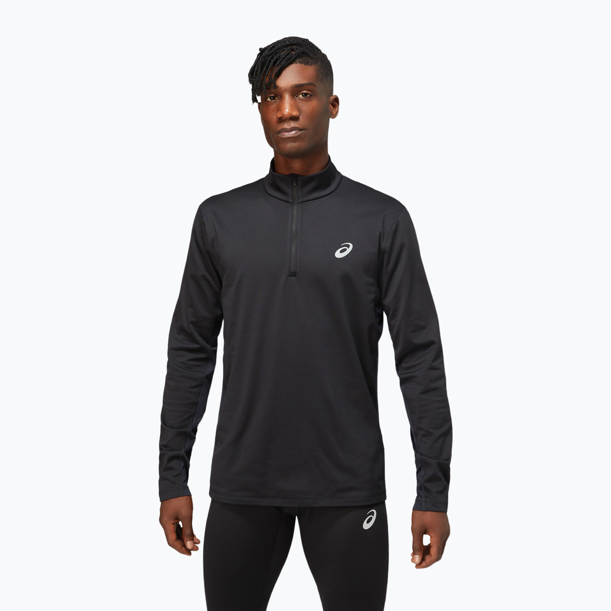 Bluza do biegania męska ASICS Core 1/2 Zip Winter Top performance black 
