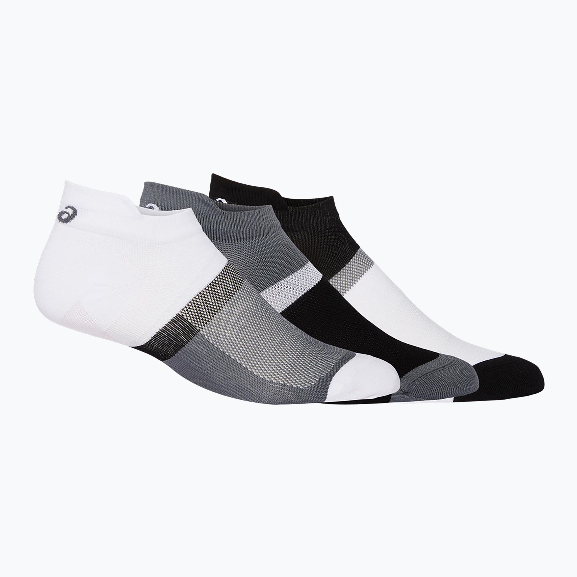 Ponožky na behanie ASICS Color Block Ankle 3 pary performance black (Color Block Ankle 3033B560)