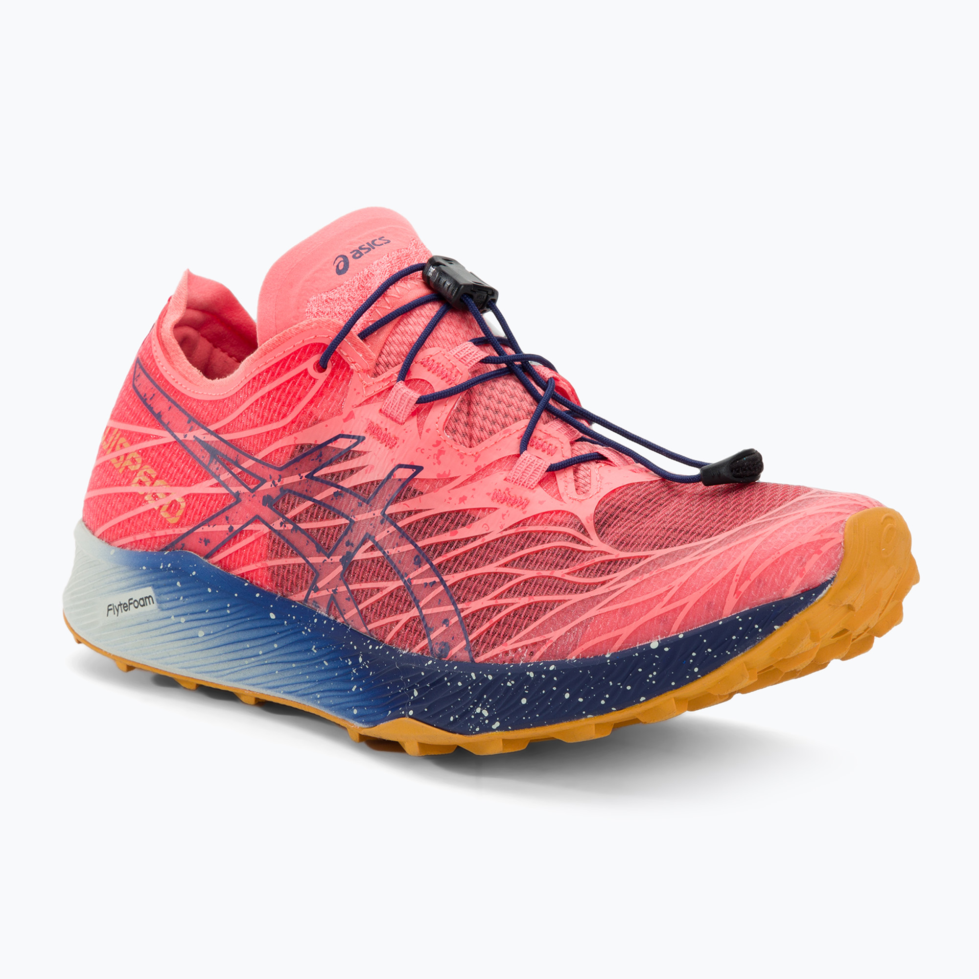 Buty do biegania damskie ASICS Fujispeed papaya/indigo blue 