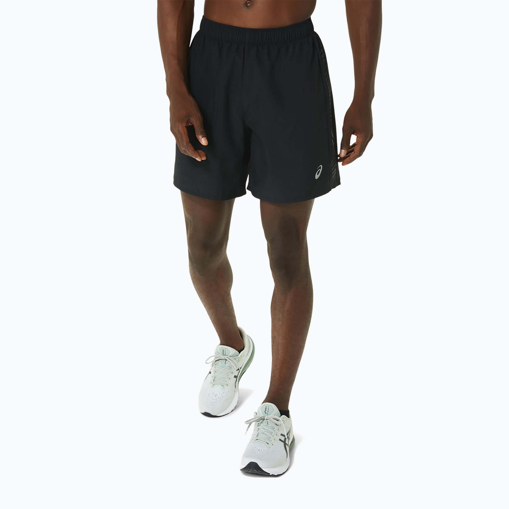 Spodenki do biegania męskie ASICS Icon performance black/carrier grey 