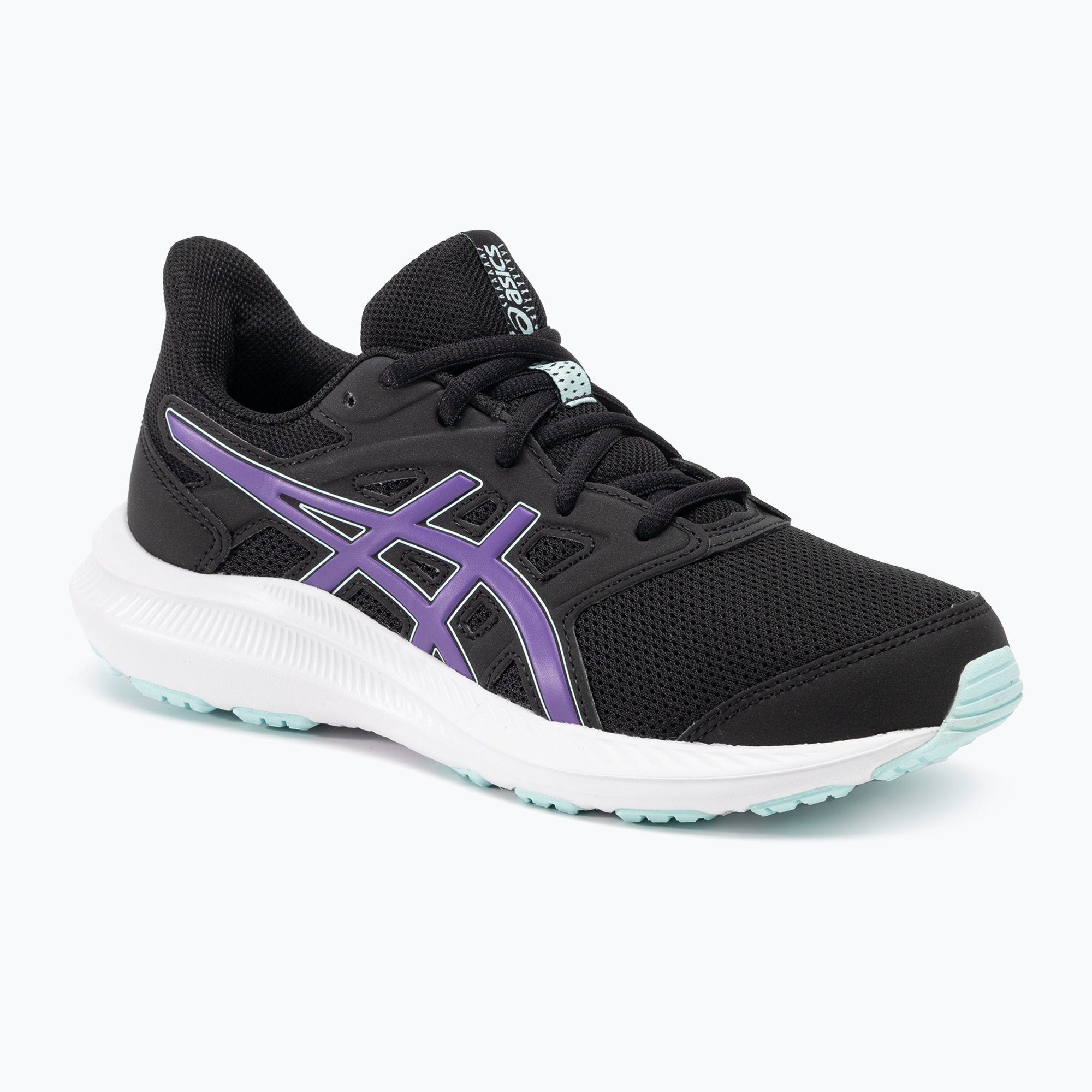 Buty do biegania dziecięce ASICS Jolt 4 GS black/cyber grape 