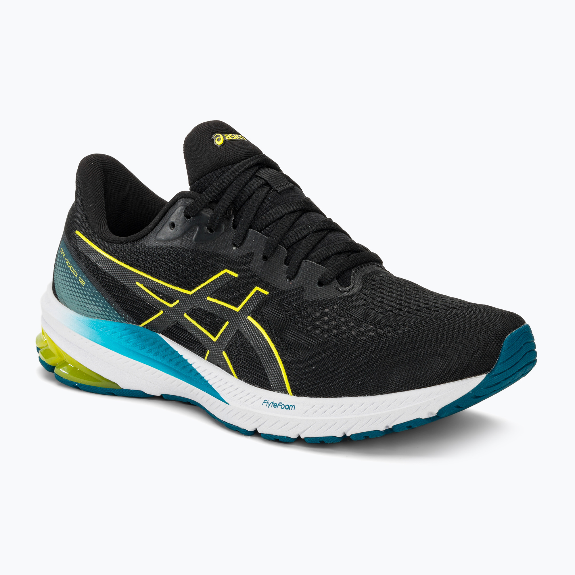 Buty do biegania męskie ASICS GT-1000 12 black/bright yellow 