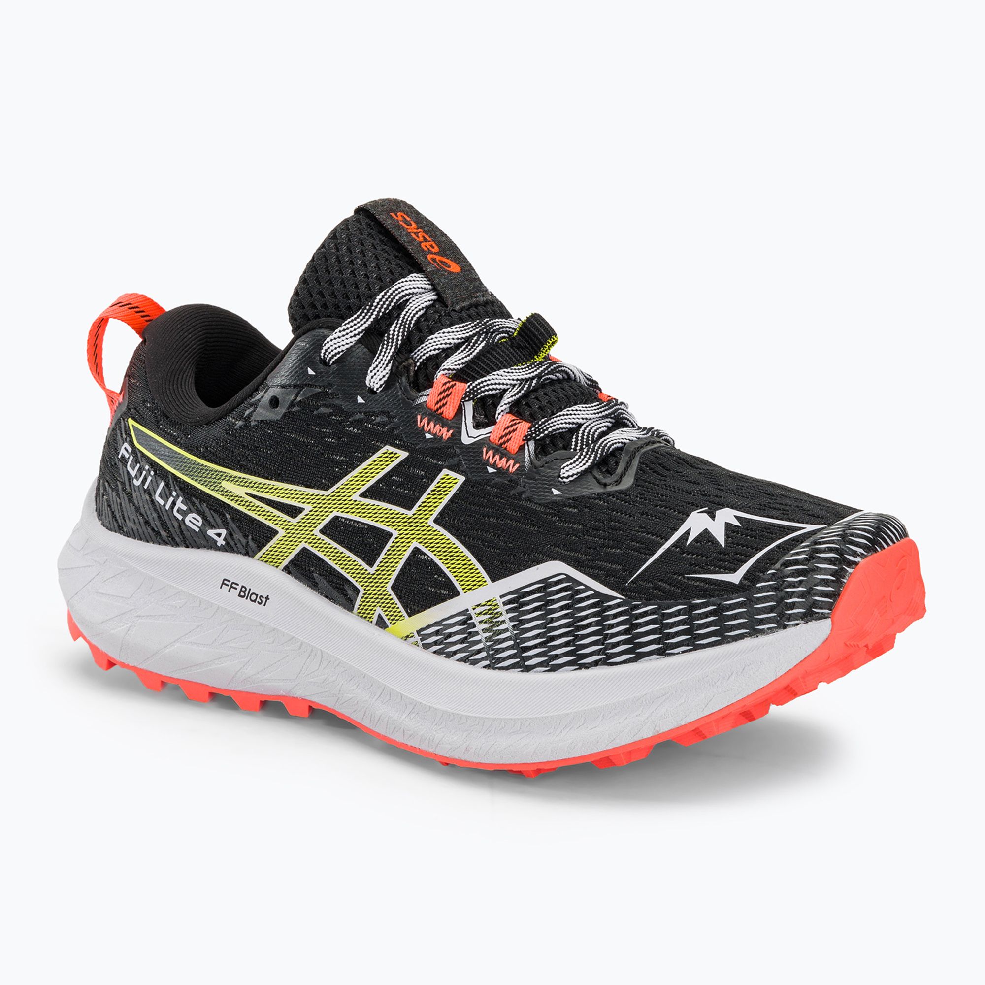 Buty do biegania damskie ASICS FUJILITE 4 black/cacti 