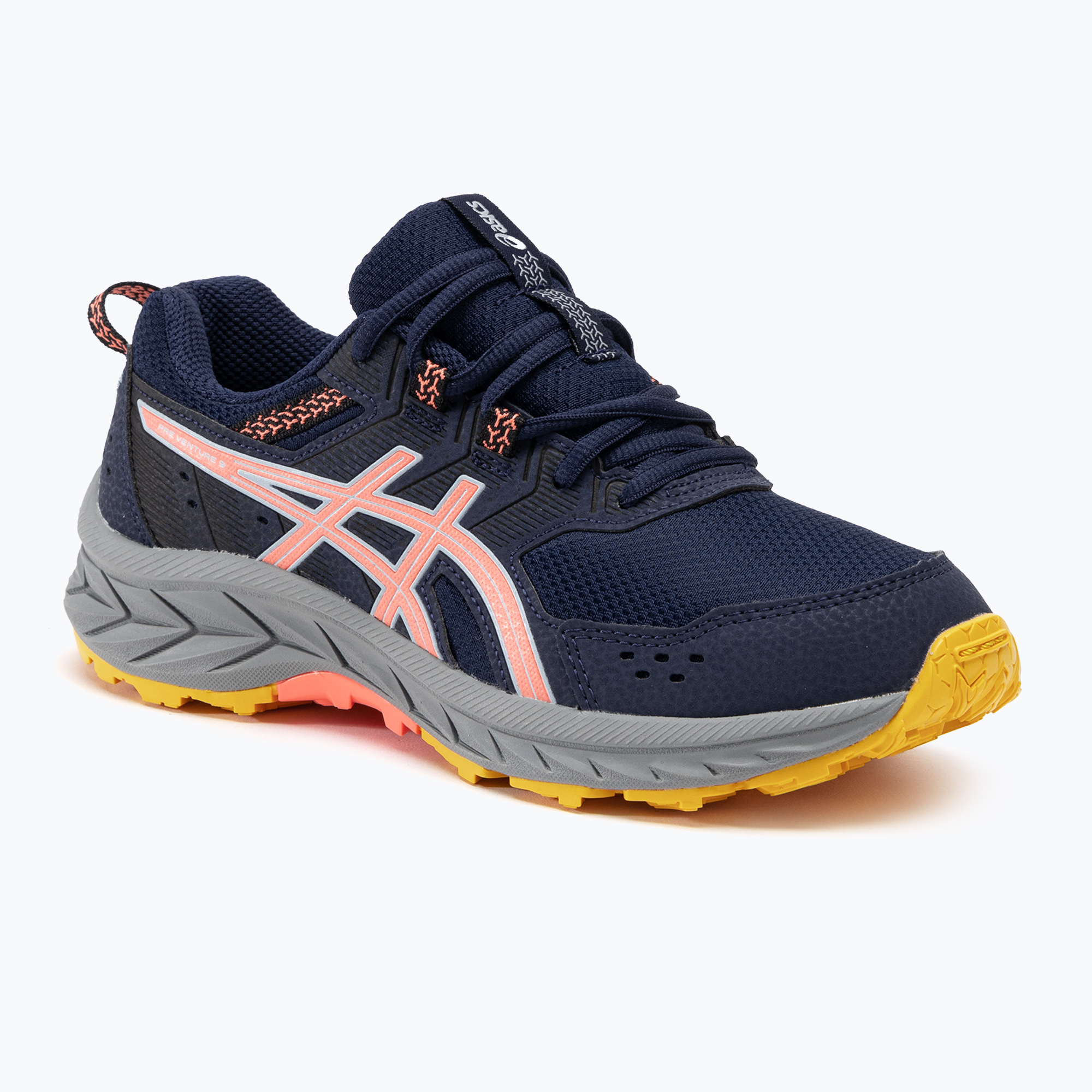 Buty do biegania dziecięce ASICS Gel-Venture 9 GS blue expanse/sun coral 