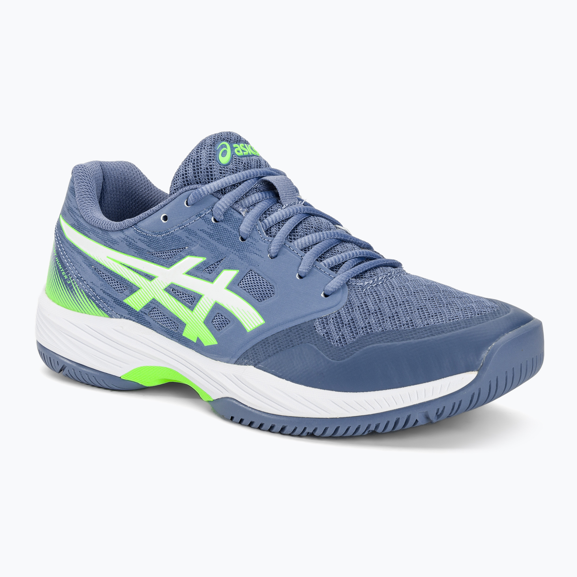 Buty do squasha męskie ASICS Gel-Court Hunter 3 denim blue/lime burst 