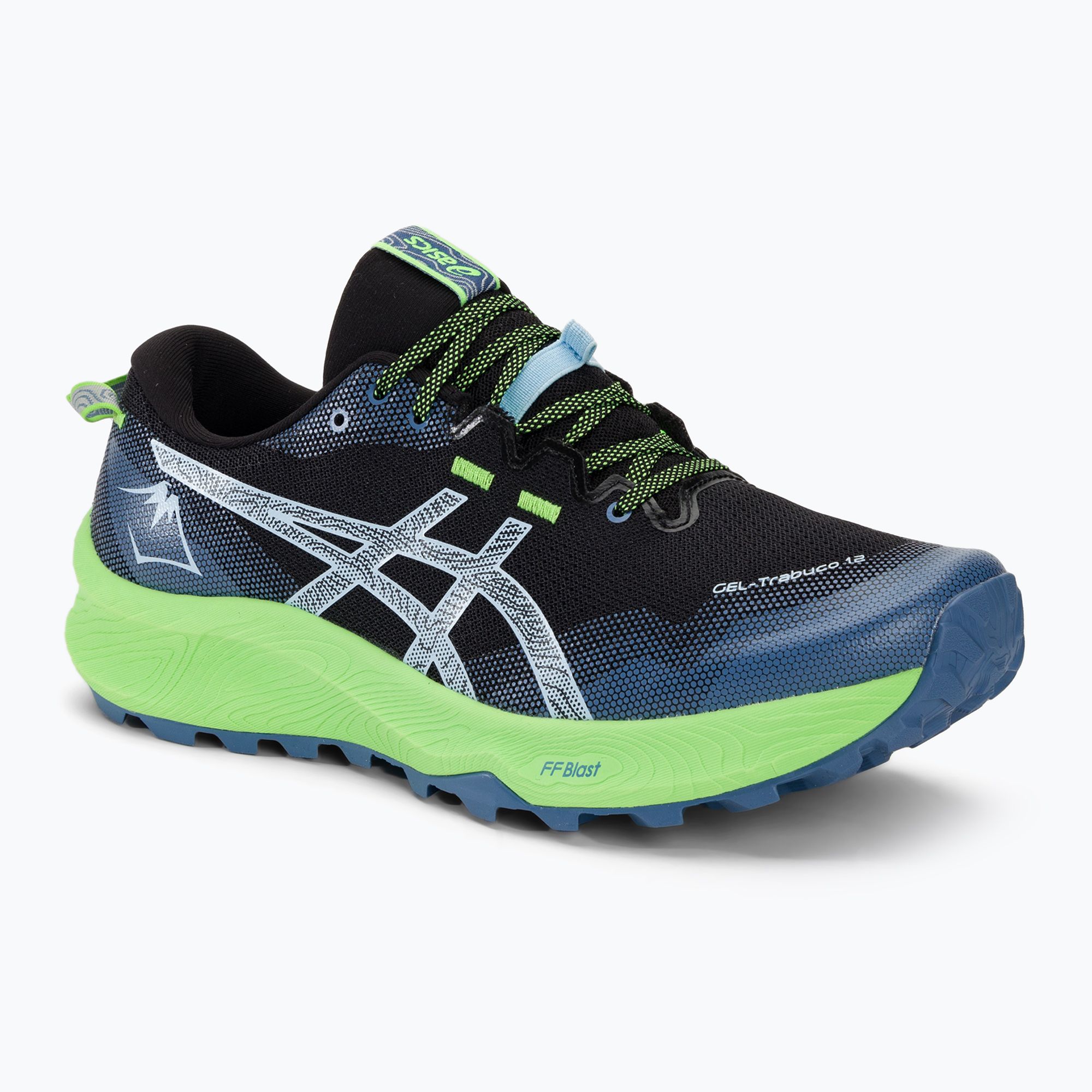 Buty do biegania męskie ASICS Gel-Trabuco 12 black/light blue 