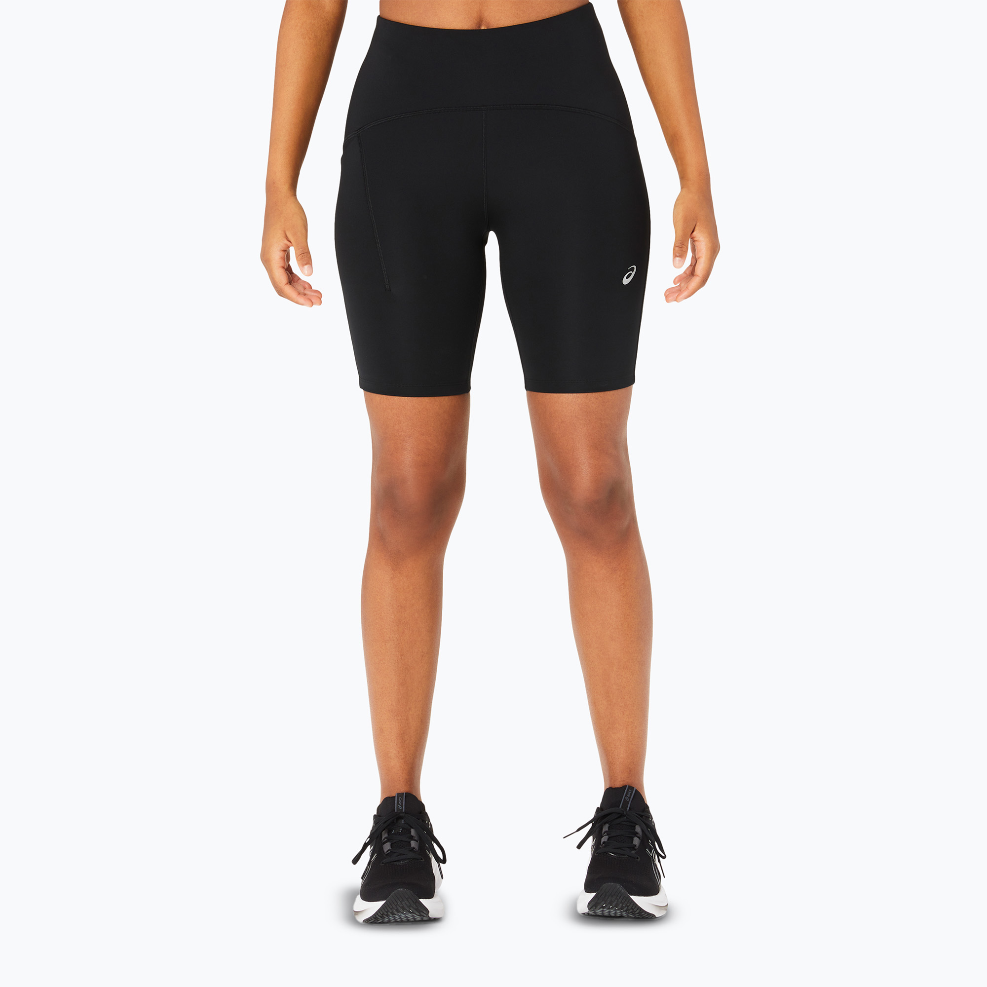 Dámske bežecké šortky ASICS Road High Waist 8IN Sprinter performance black (Road High Waist 8IN Sprinter 2012C967-001)