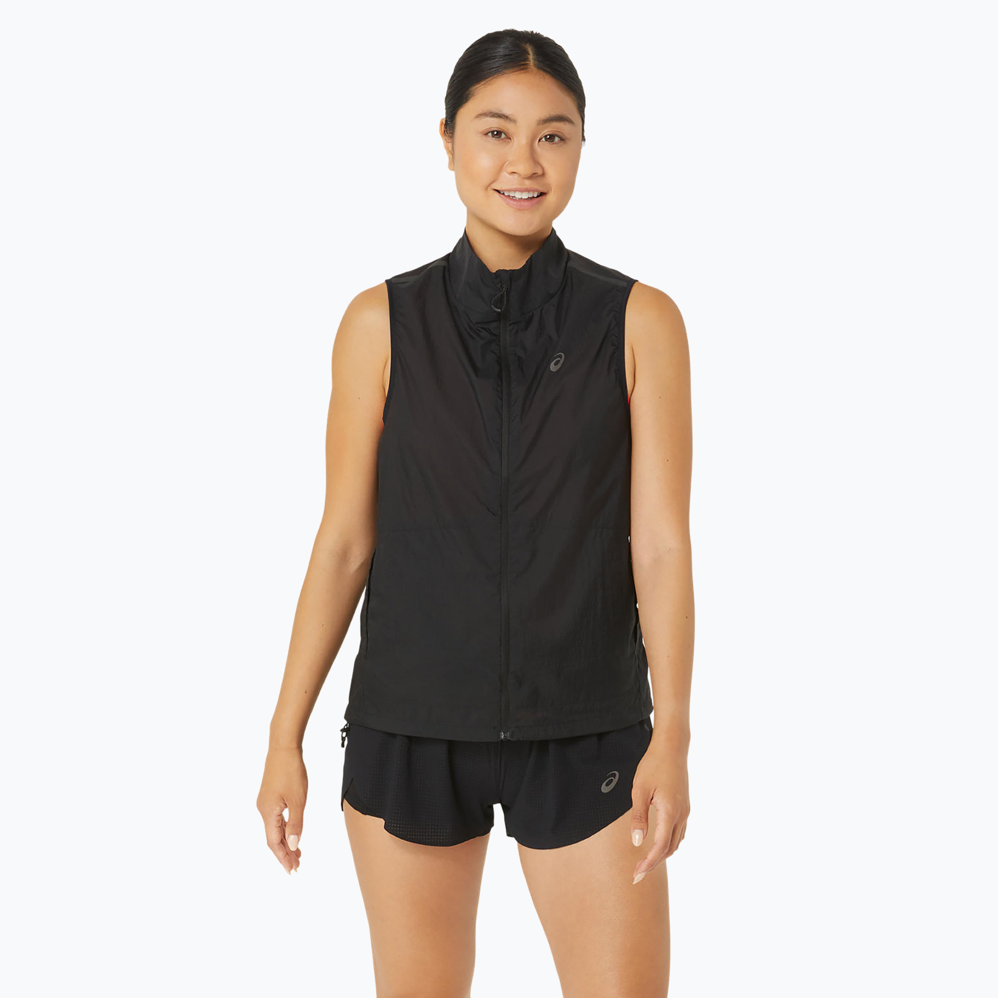 Bezrękawnik do biegania damski ASICS Metarun Packable Gilet performance black 