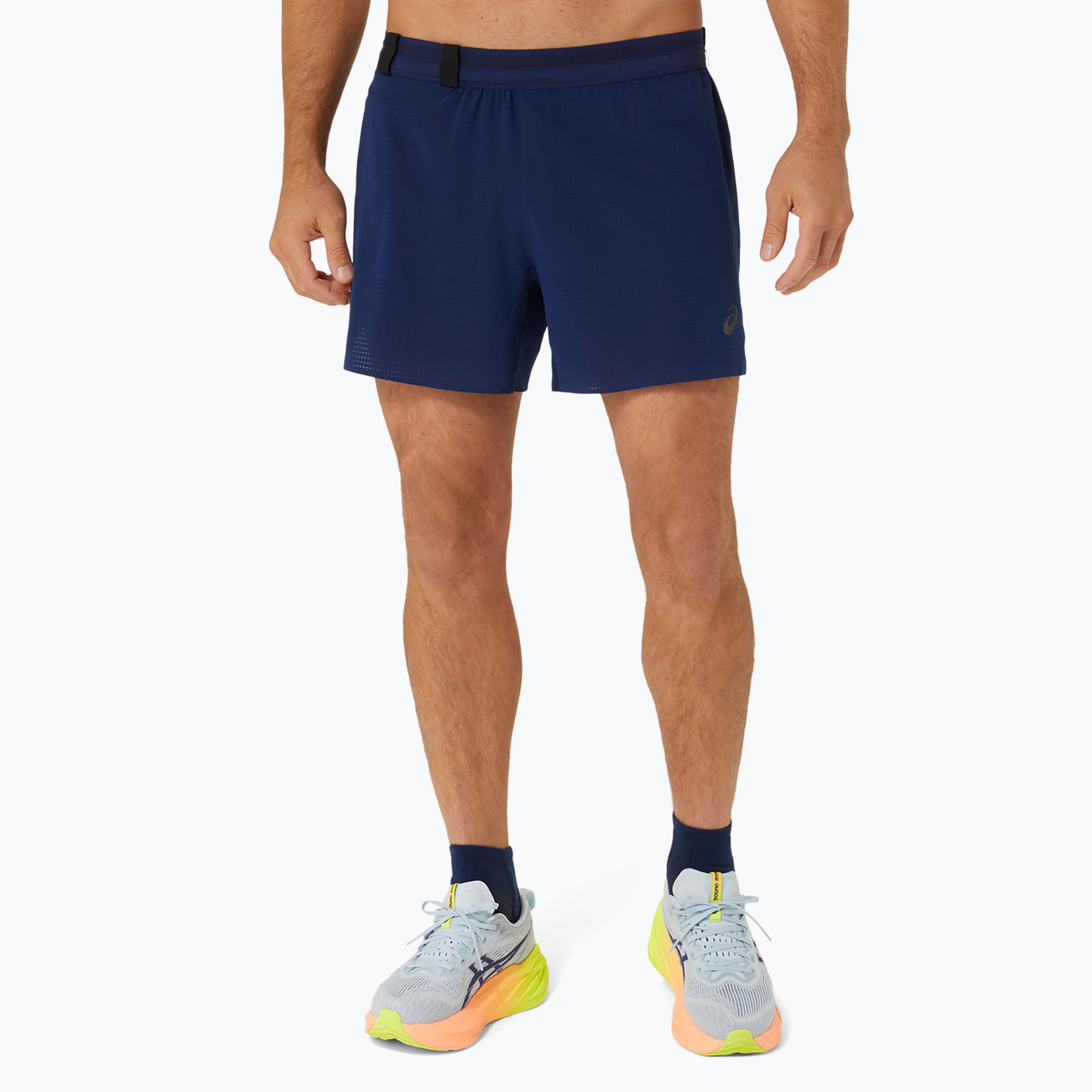 Spodenki do biegania męskie ASICS Metarun 5IN blue expanse 