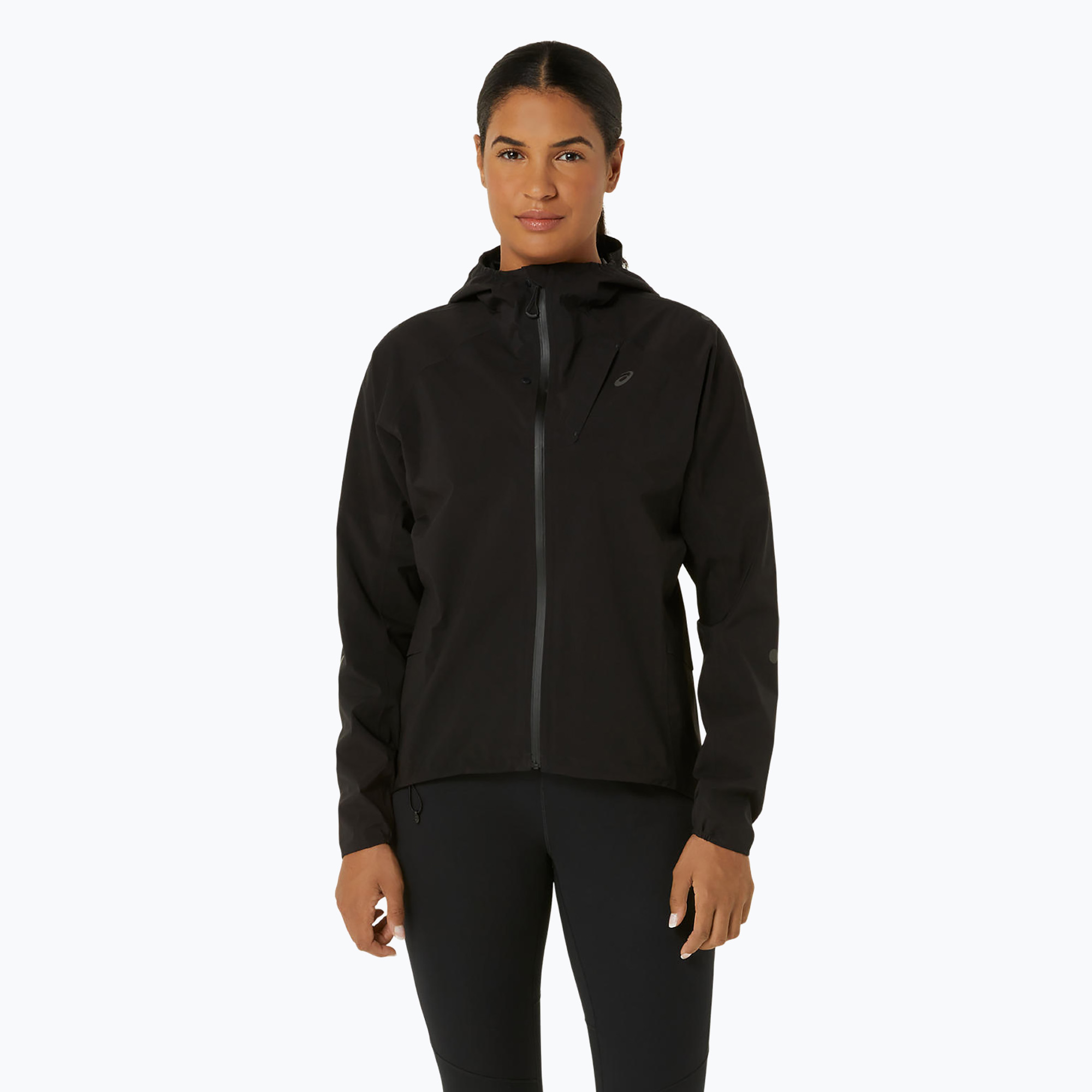 Kurtka do biegania damska ASICS Metarun Waterproof performance black 