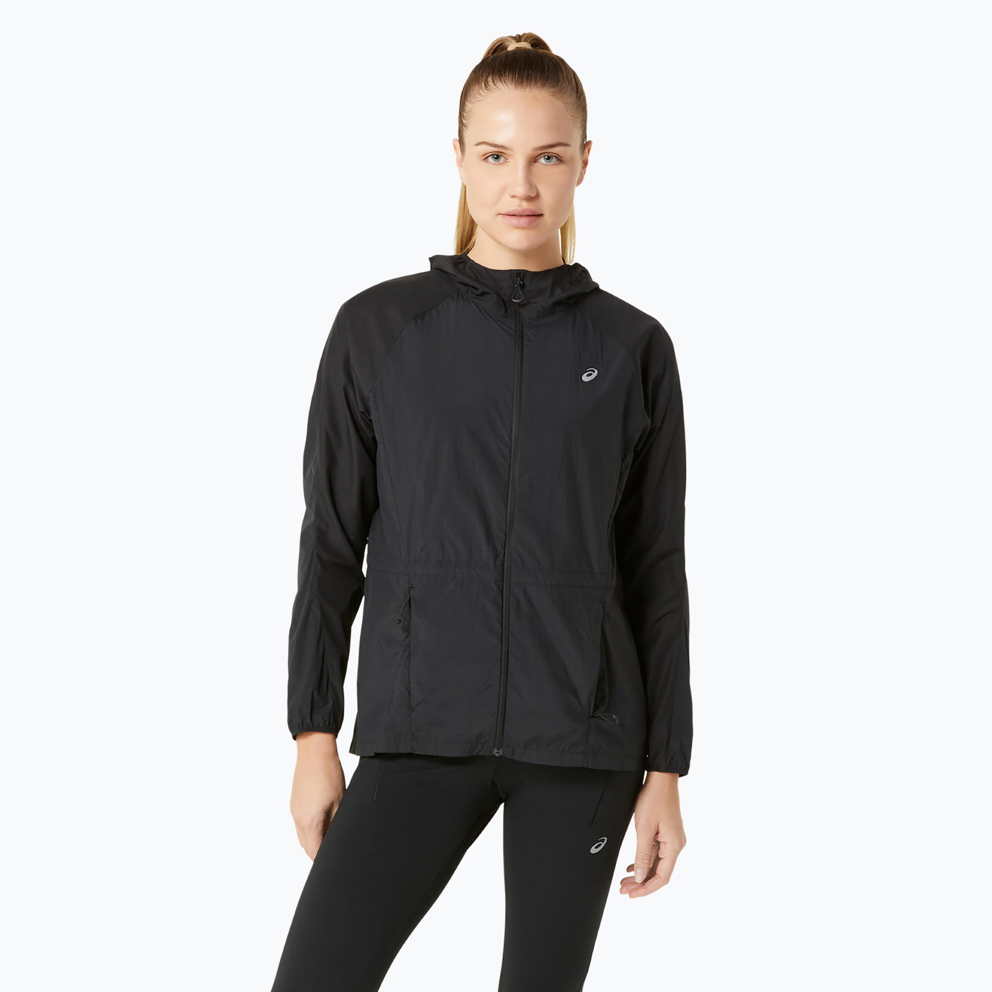 Kurtka do biegania damska ASICS Road Packable performance black 