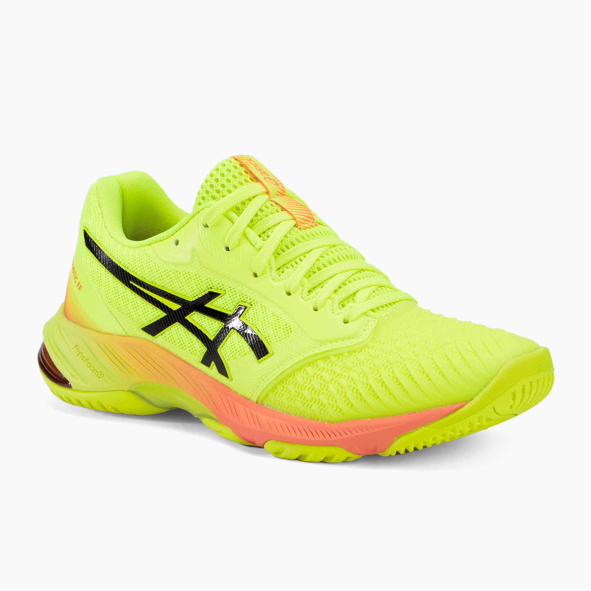 Buty damskie ASICS Netburner Ballistic FF 3 Paris safety yellow/black 