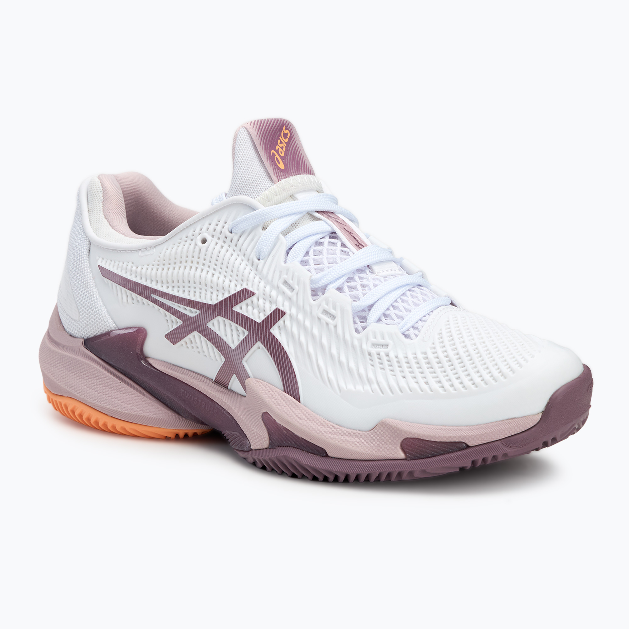 Buty do tenisa damskie ASICS Court FF 3 Clay W white/watershed rose 