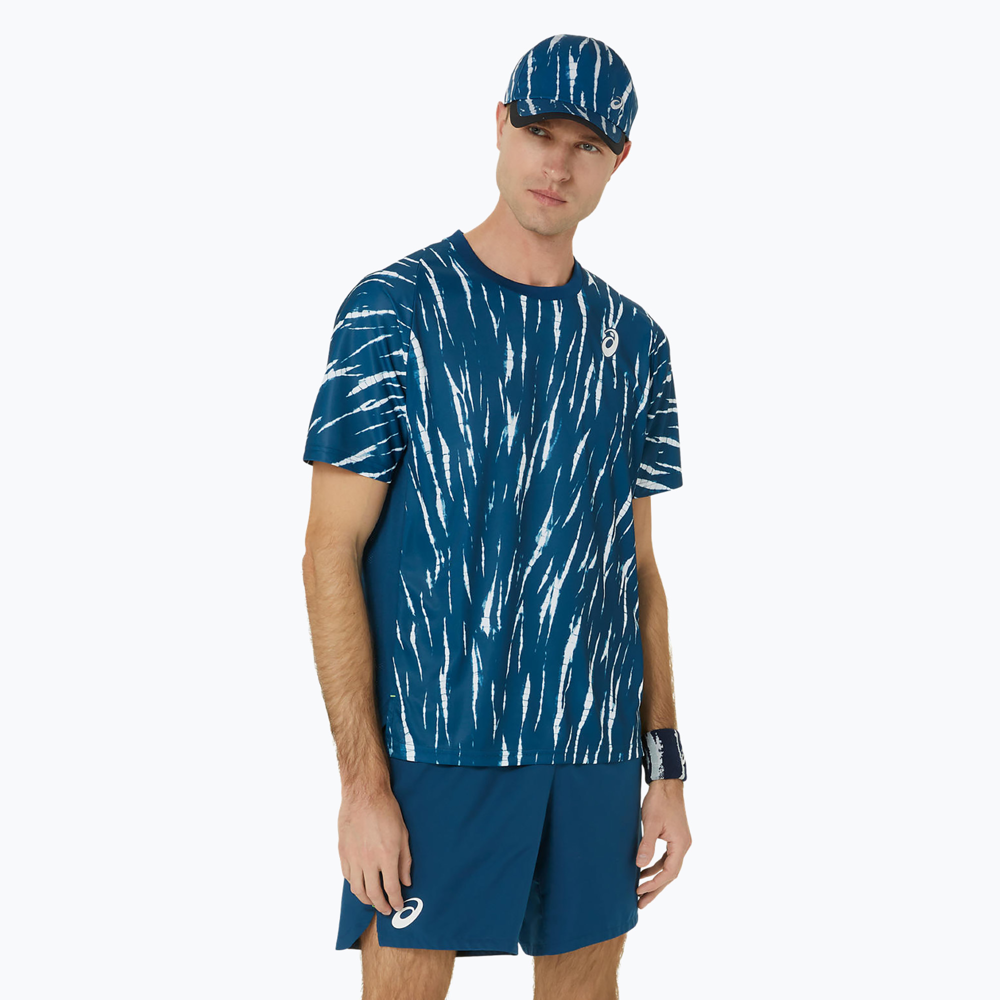 Koszulka tenisowa męska ASICS Game Top mako blue 