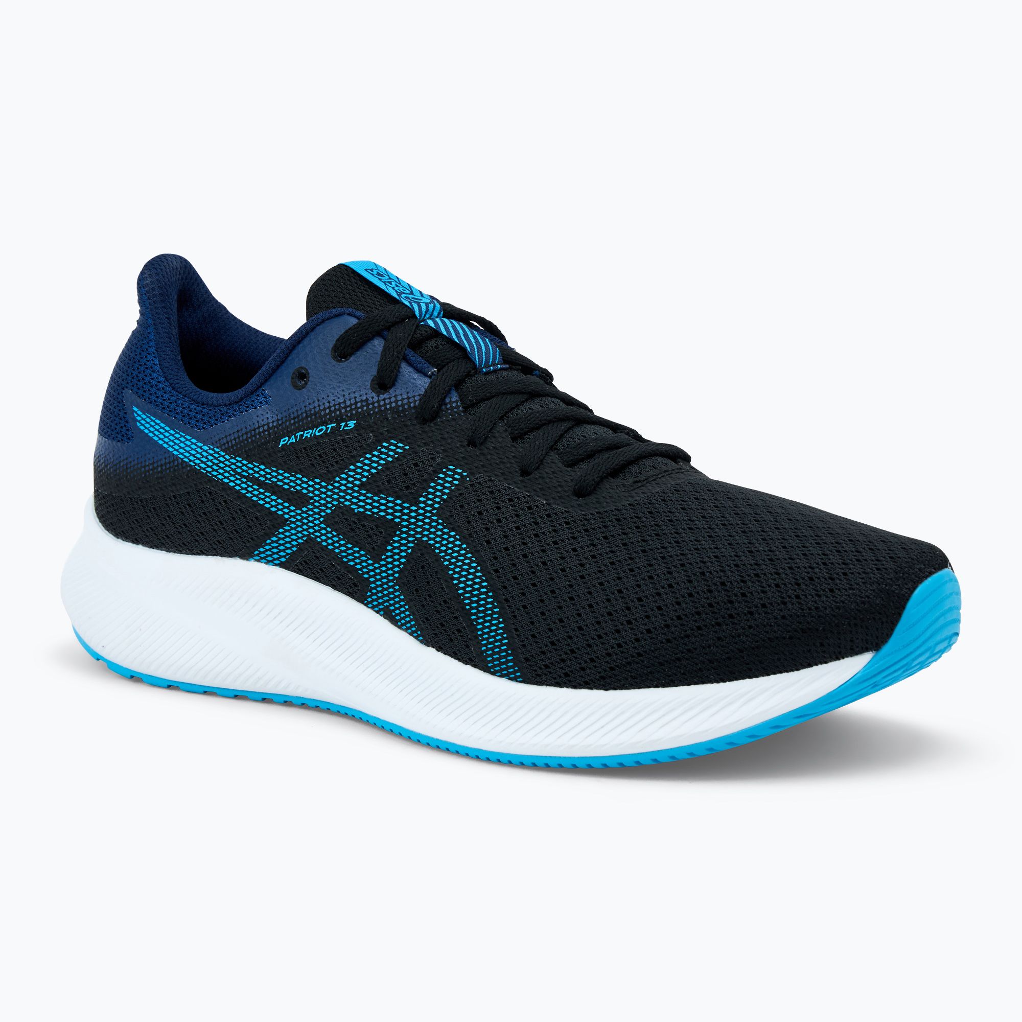 Buty do biegania męskie ASICS Patriot 13 black/digital aqua 