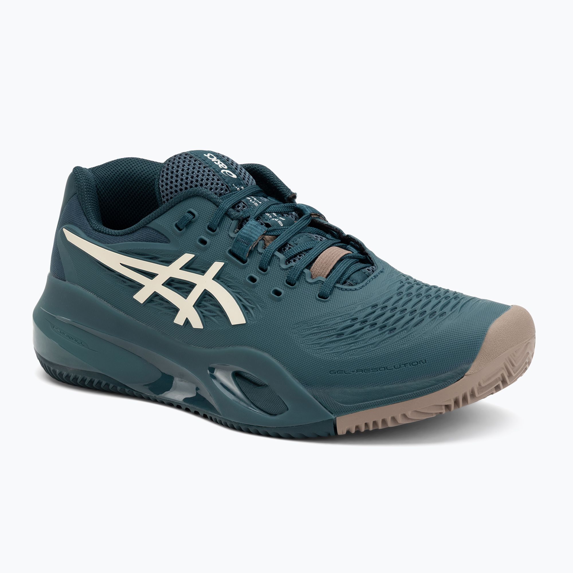 Pánska tenisová obuv ASICS Gel-Resolution X Clay saxon green/ birch (Gel-Resolution X Clay 1041A485-300)