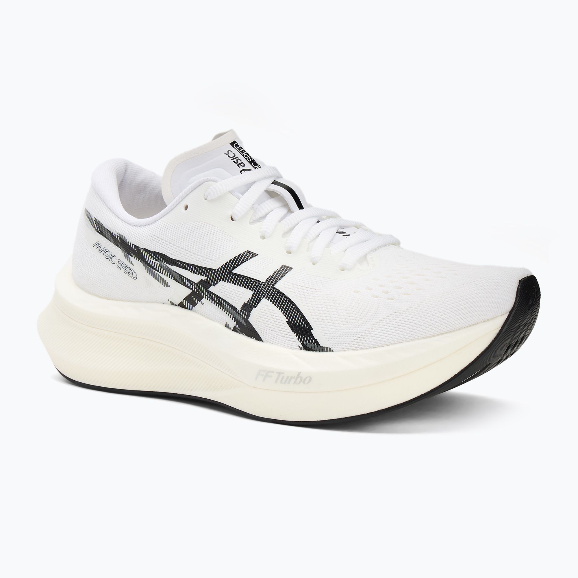 Buty do biegania damskie ASICS Magic Speed 4 white/black 