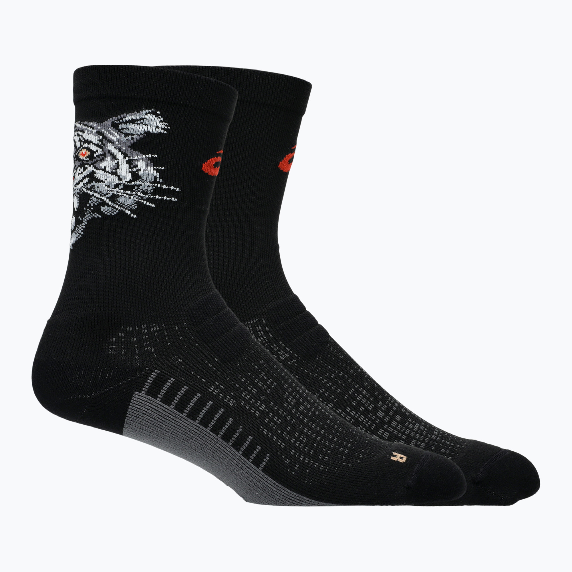 Чорапи ASICS Performance Run Crew performance black/coral reef