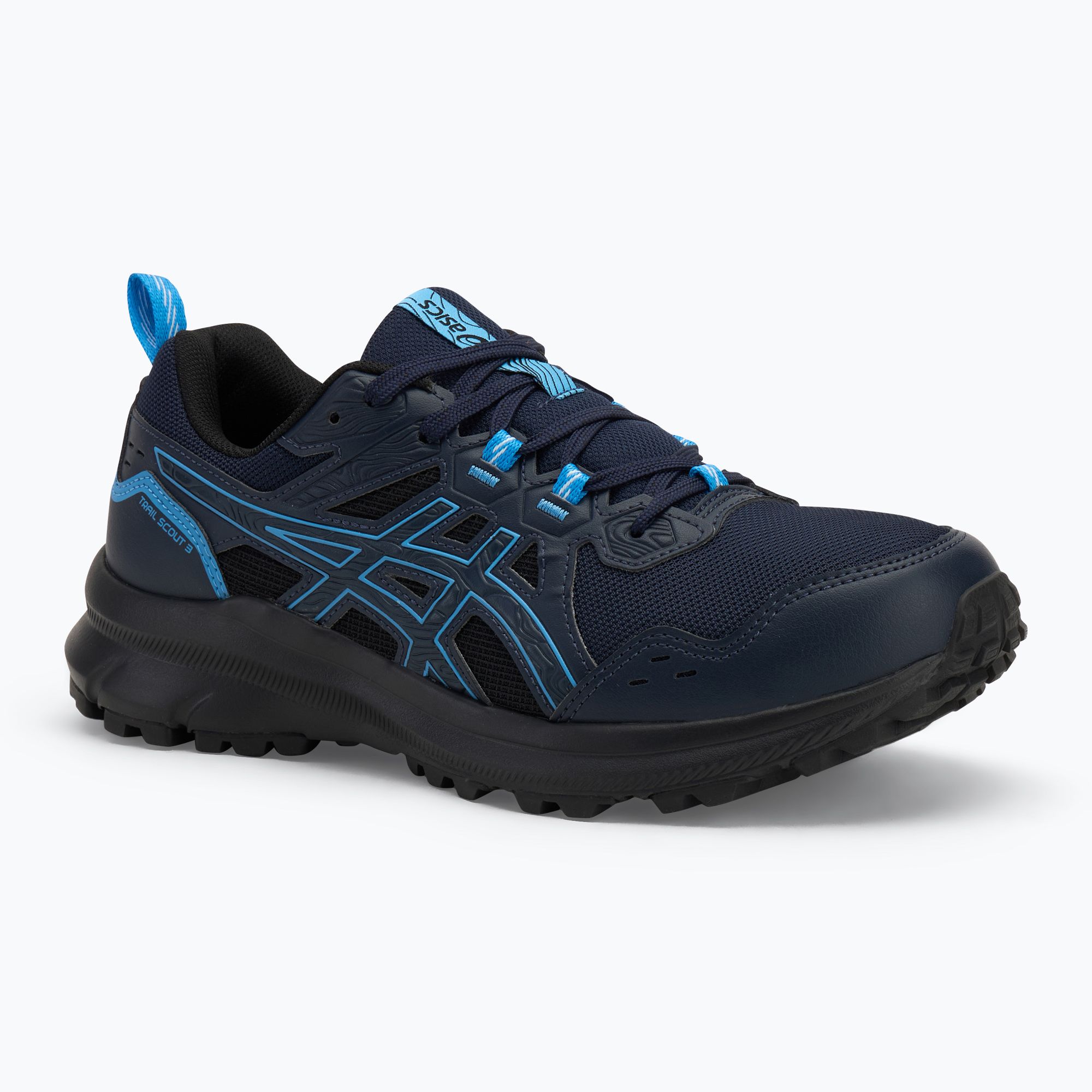 Buty do biegania męskie ASICS Trail Scout 3 midnight/light blue 