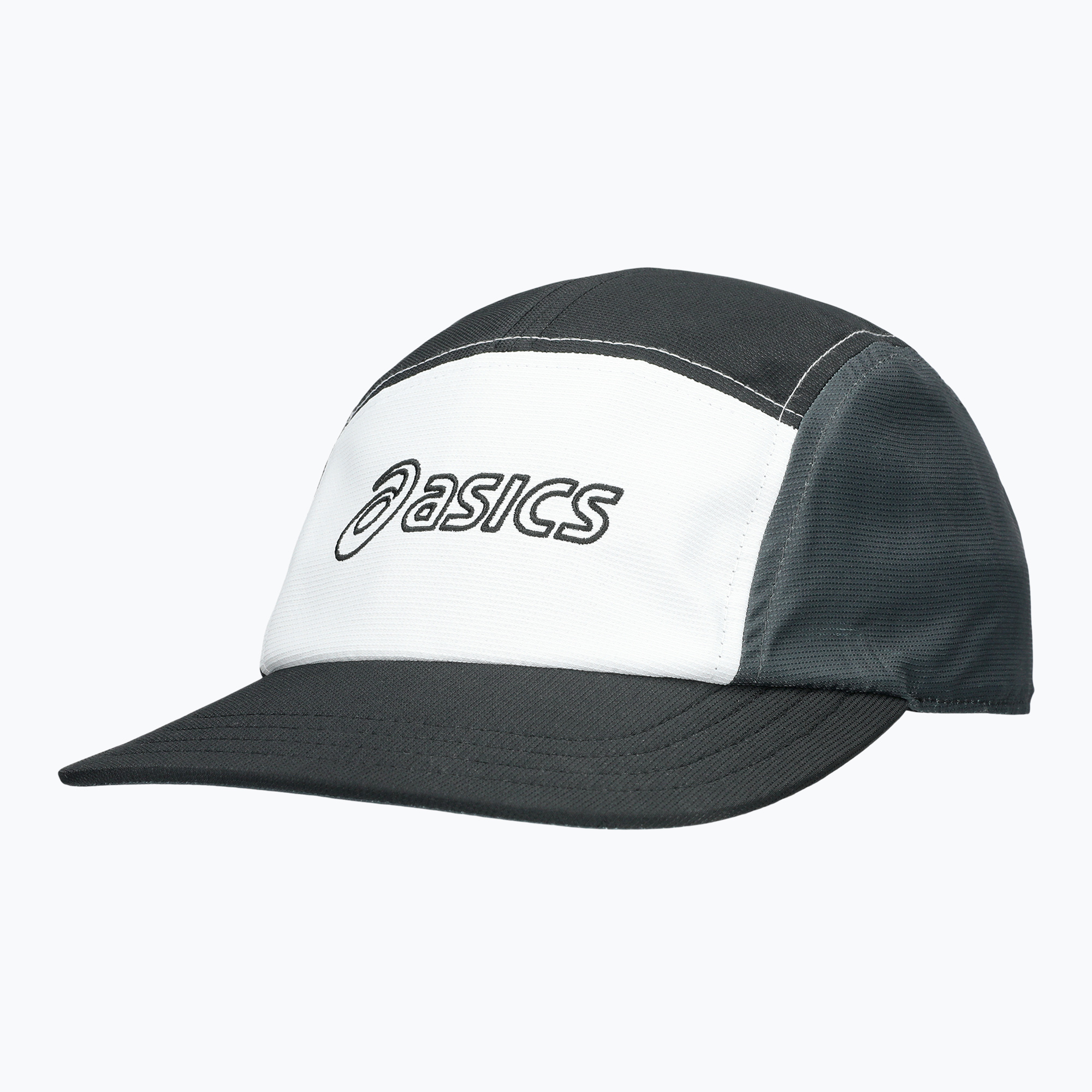 Czapka z daszkiem ASICS 5 Panel performance black/graphite grey/white 
