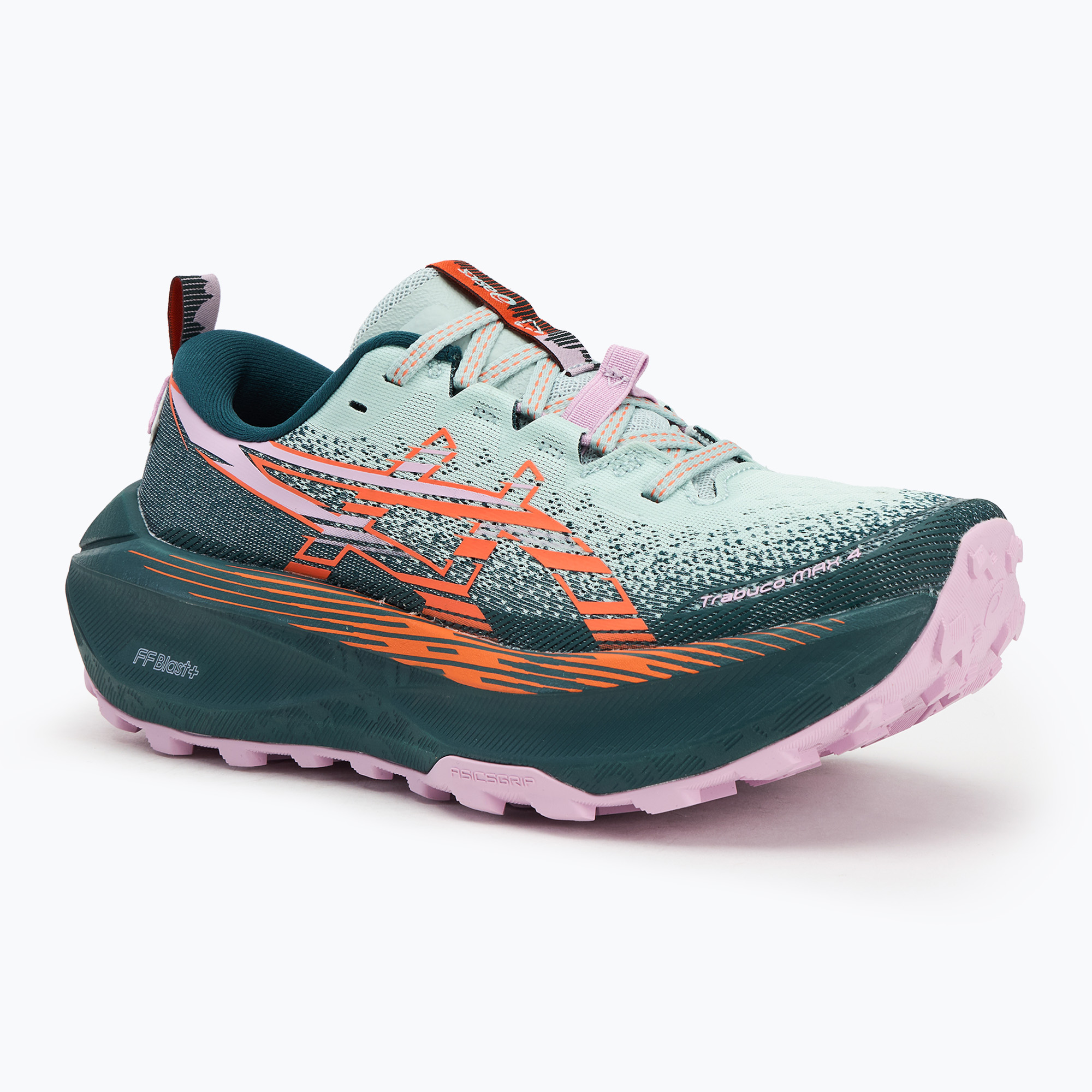 Buty do biegania damskie ASICS Trabuco Max 4 cold moss/nova orange 