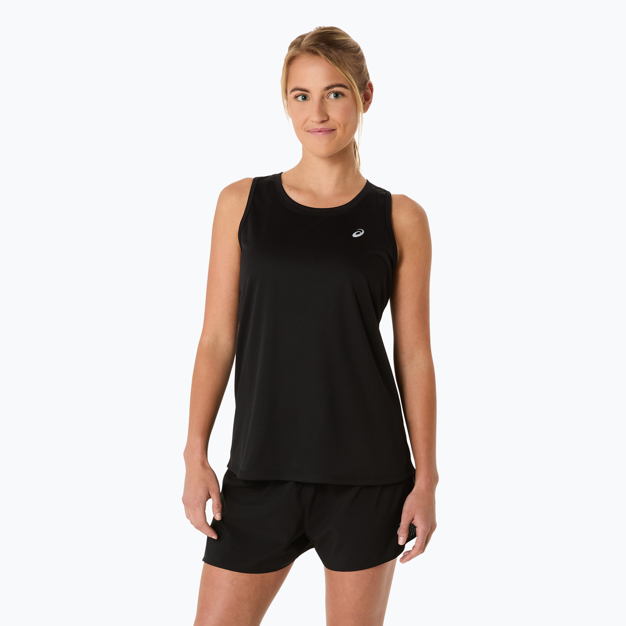 Koszulka do biegania damska Asics Core Tank performance black 