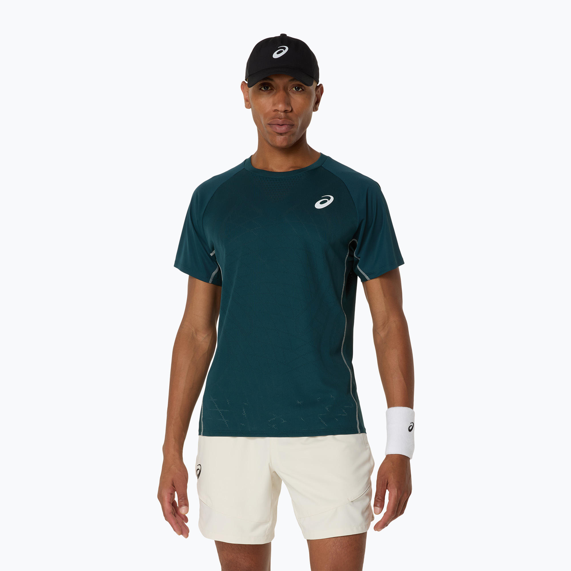 Koszulka tenisowa męska ASICS Match Actibreeze Top saxon green 