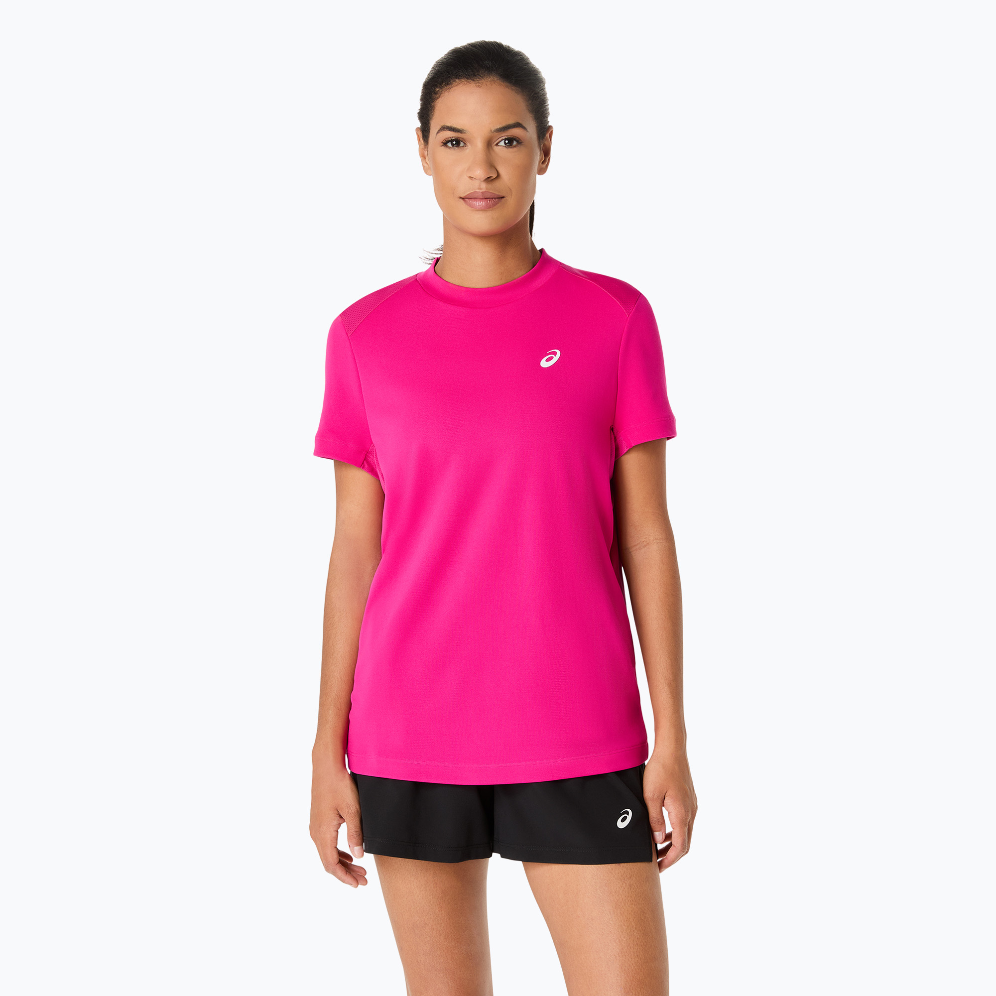 Koszulka tenisowa damska ASICS Court Top W pink rave 
