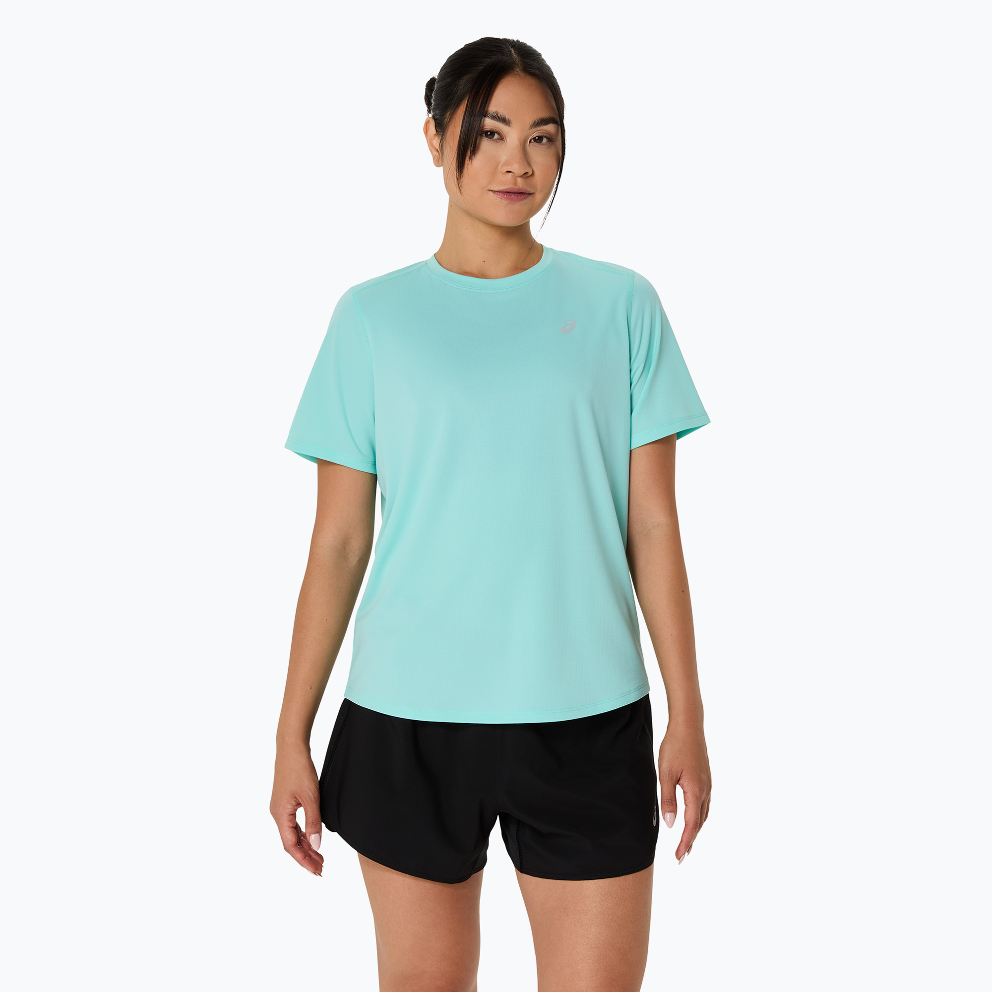 Koszulka do biegania damska ASICS Core illuminate mint 
