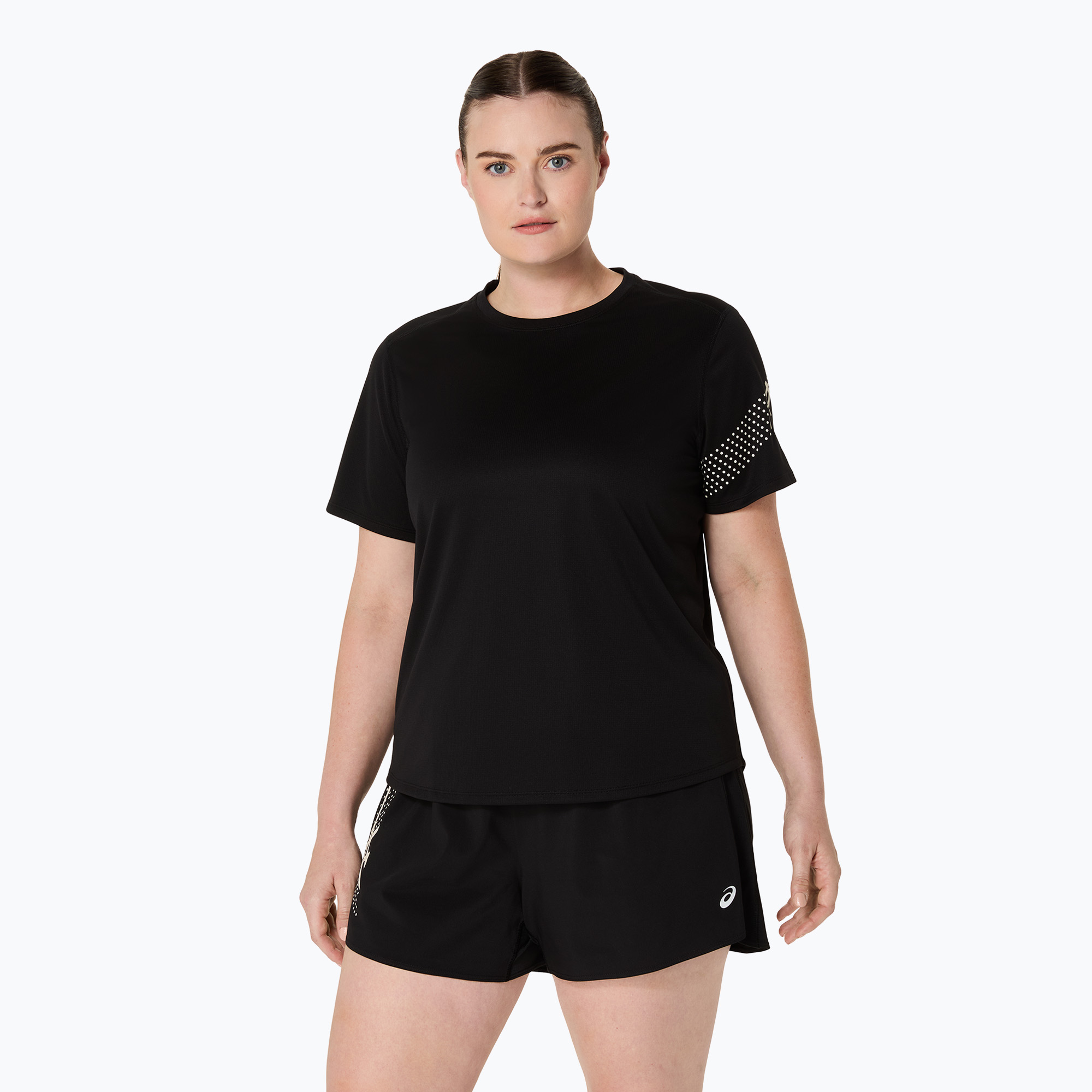 Дамска тениска за бягане ASICS Icon SS Top performance black