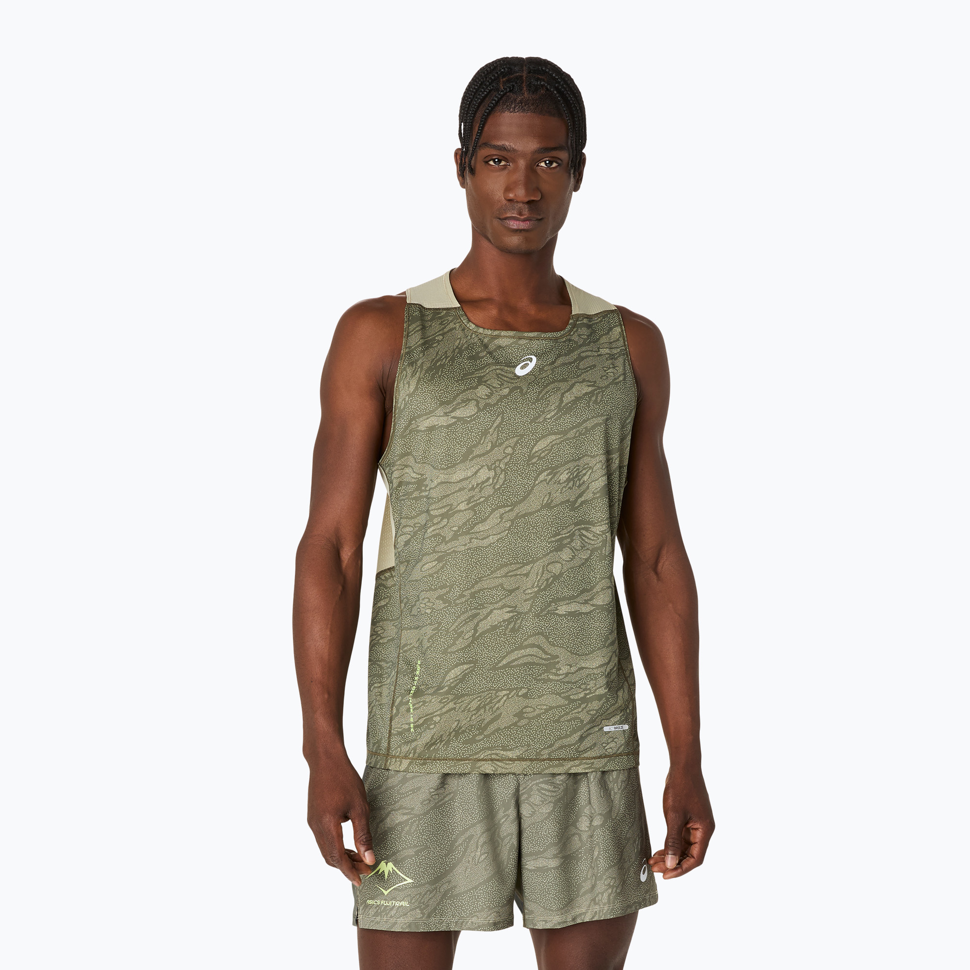 Koszulka do biegania męska ASICS Metarun Singlet edo purple 