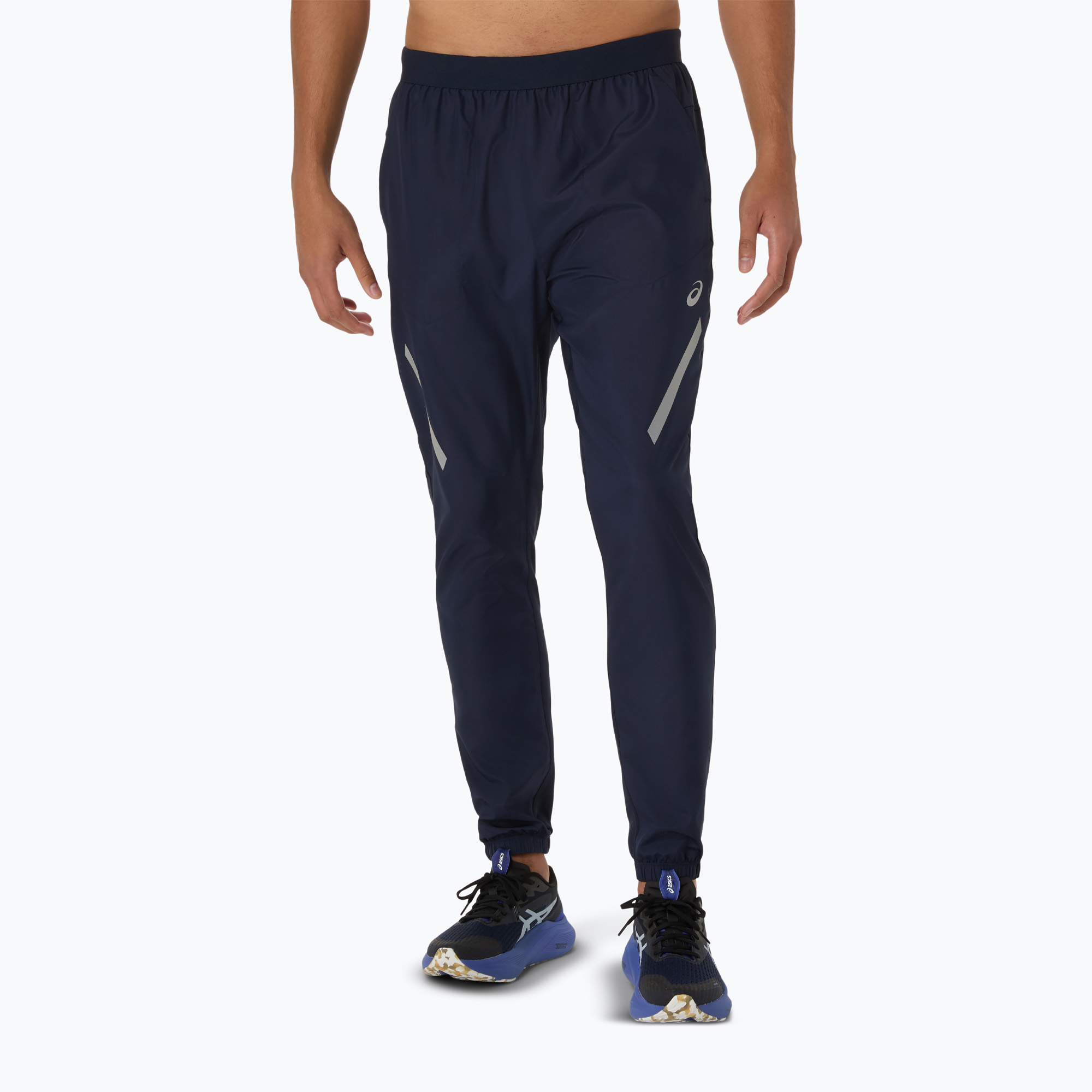 Spodnie do biegania męskie ASICS Lite-Show midnight 