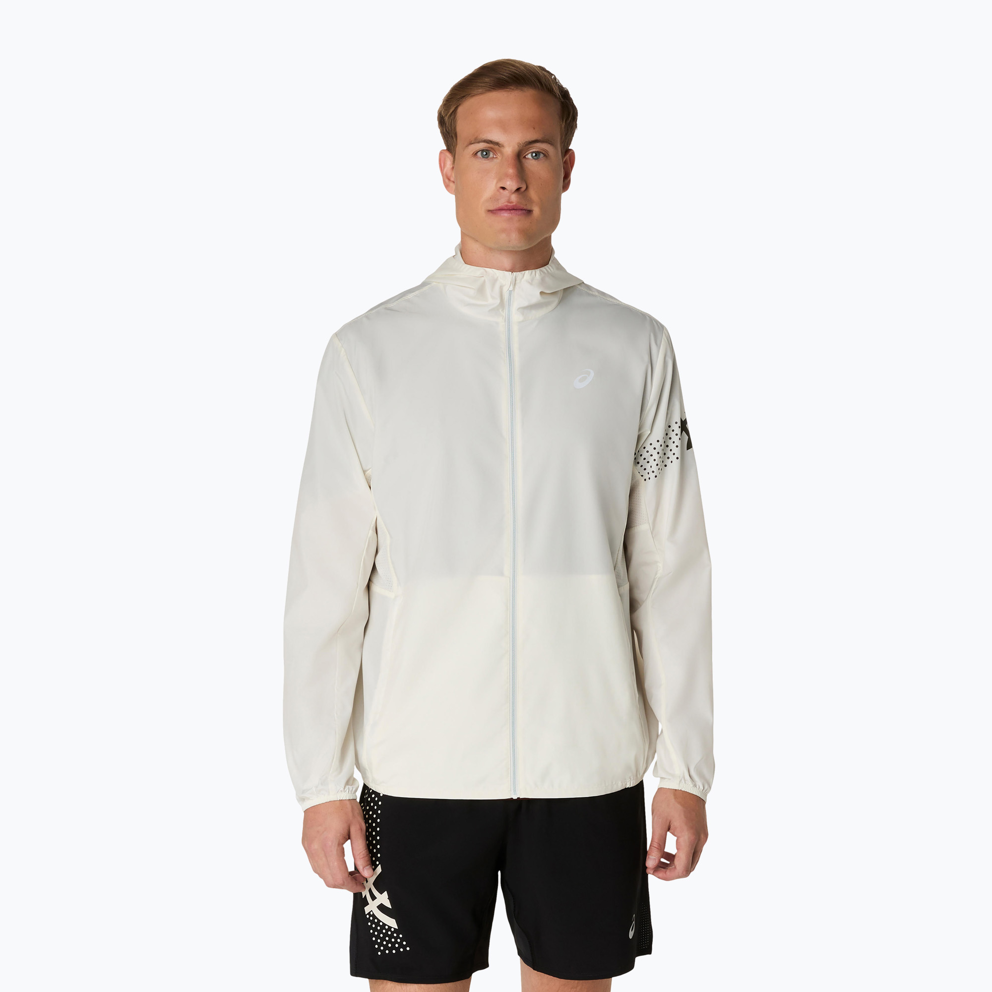 Kurtka do biegania męska ASICS Icon cream 
