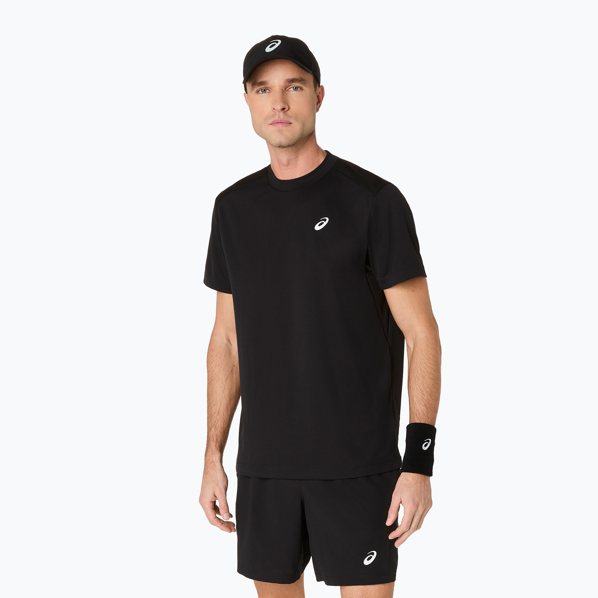 Koszulka tenisowa męska ASICS Court Top performance black 