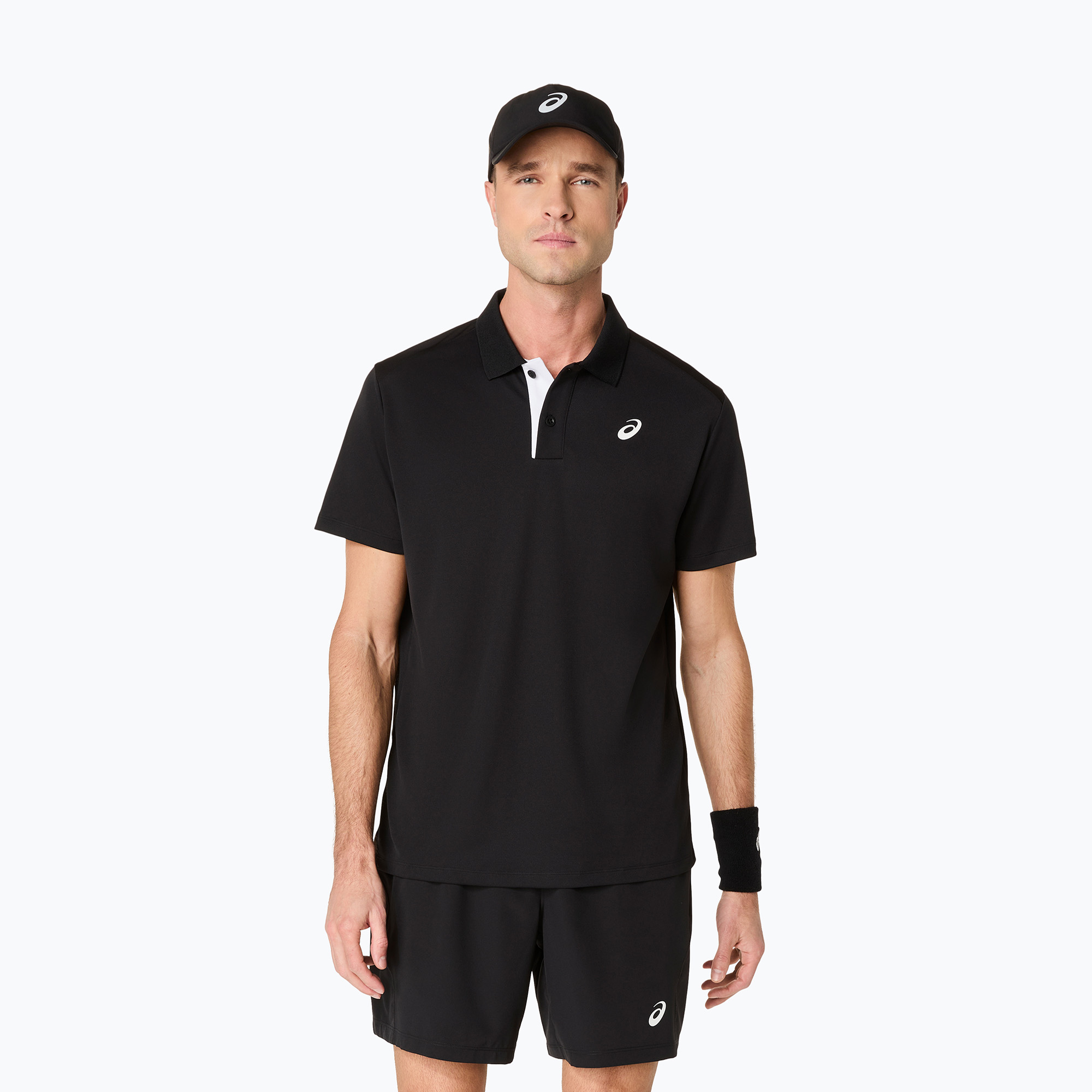 Koszulka polo męska ASICS Court Polo performance black