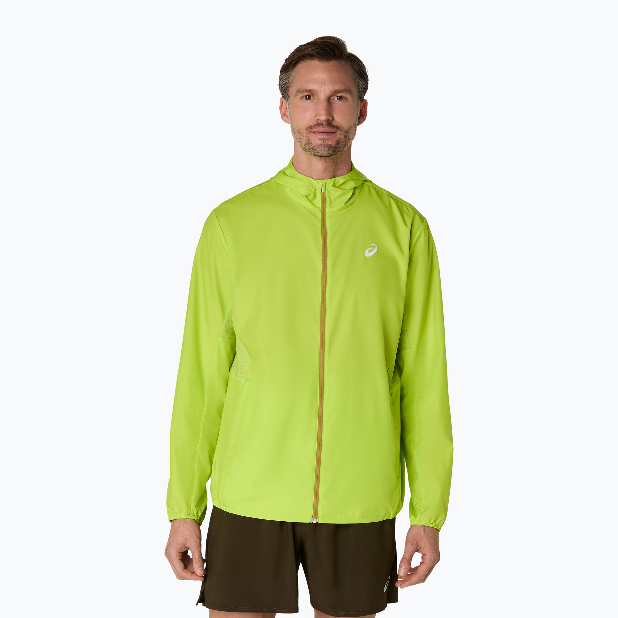 Kurtka do biegania męska ASICS Core neon lime 