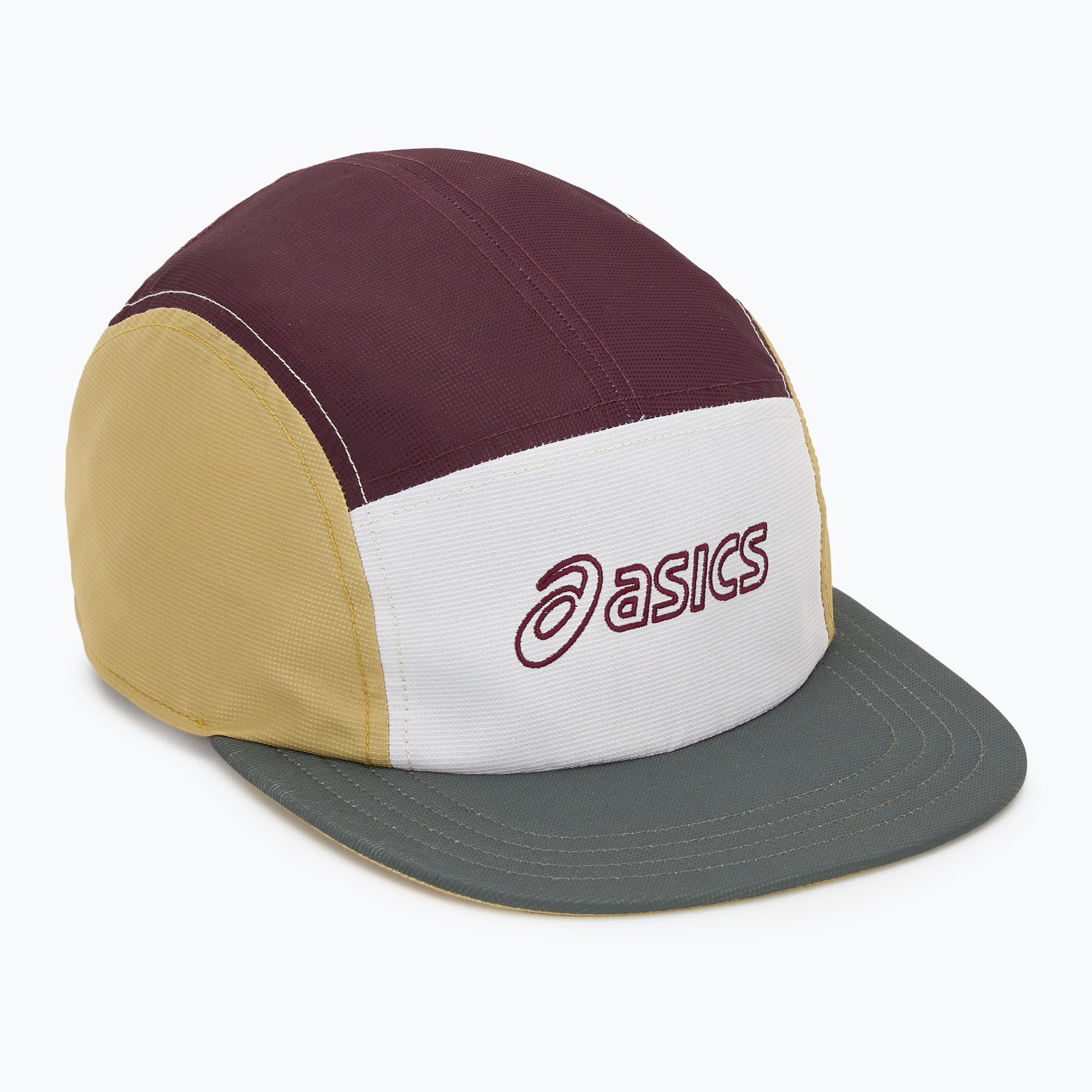 Czapka z daszkiem ASICS 5 Panel mantle green/dark currant/lemongrass 