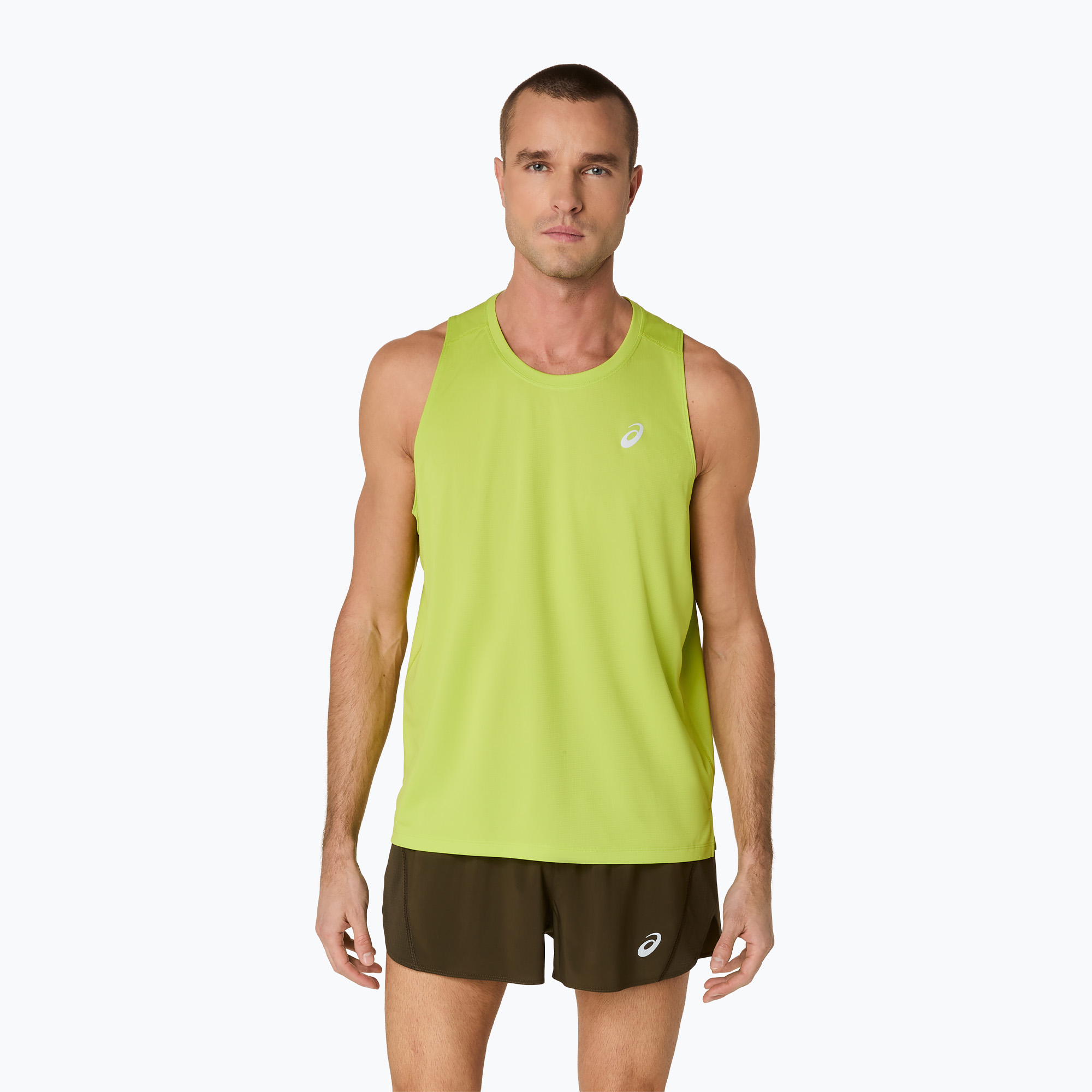 Koszulka do bieganie męska ASICS Core Singlet neon lime 