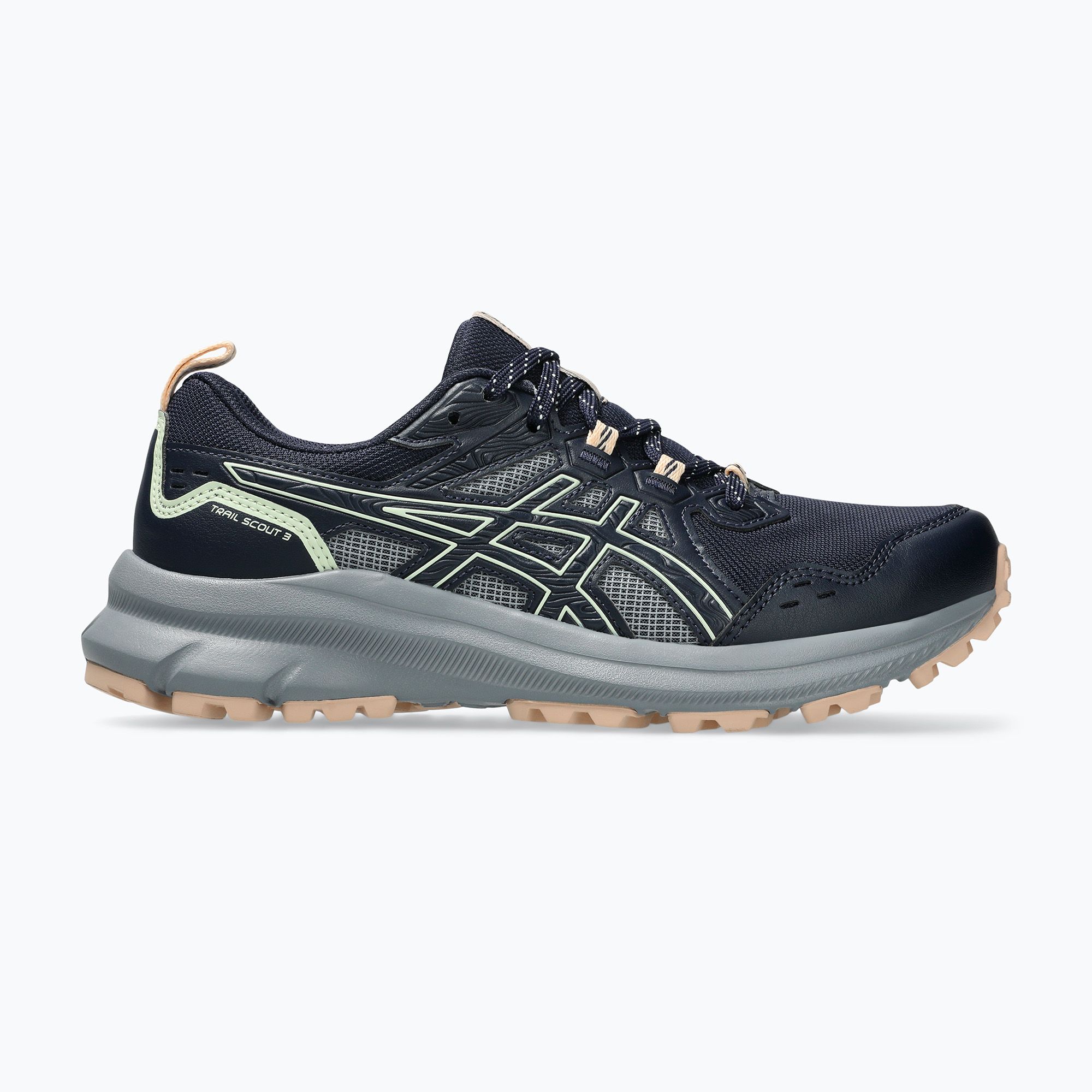 Buty do biegania damskie ASICS Trail Scout 3 midnight/whisper green 