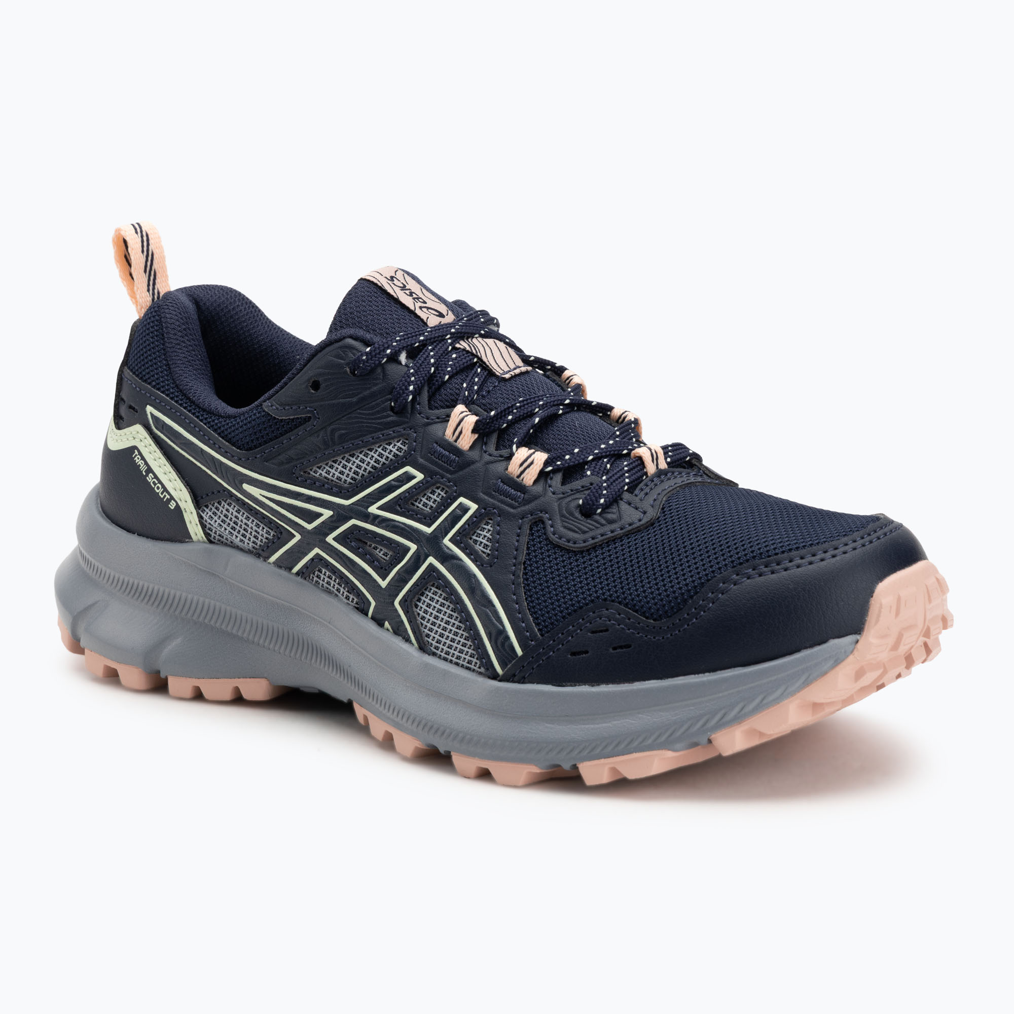 Buty do biegania damskie ASICS Trail Scout 3 midnight/whisper green 
