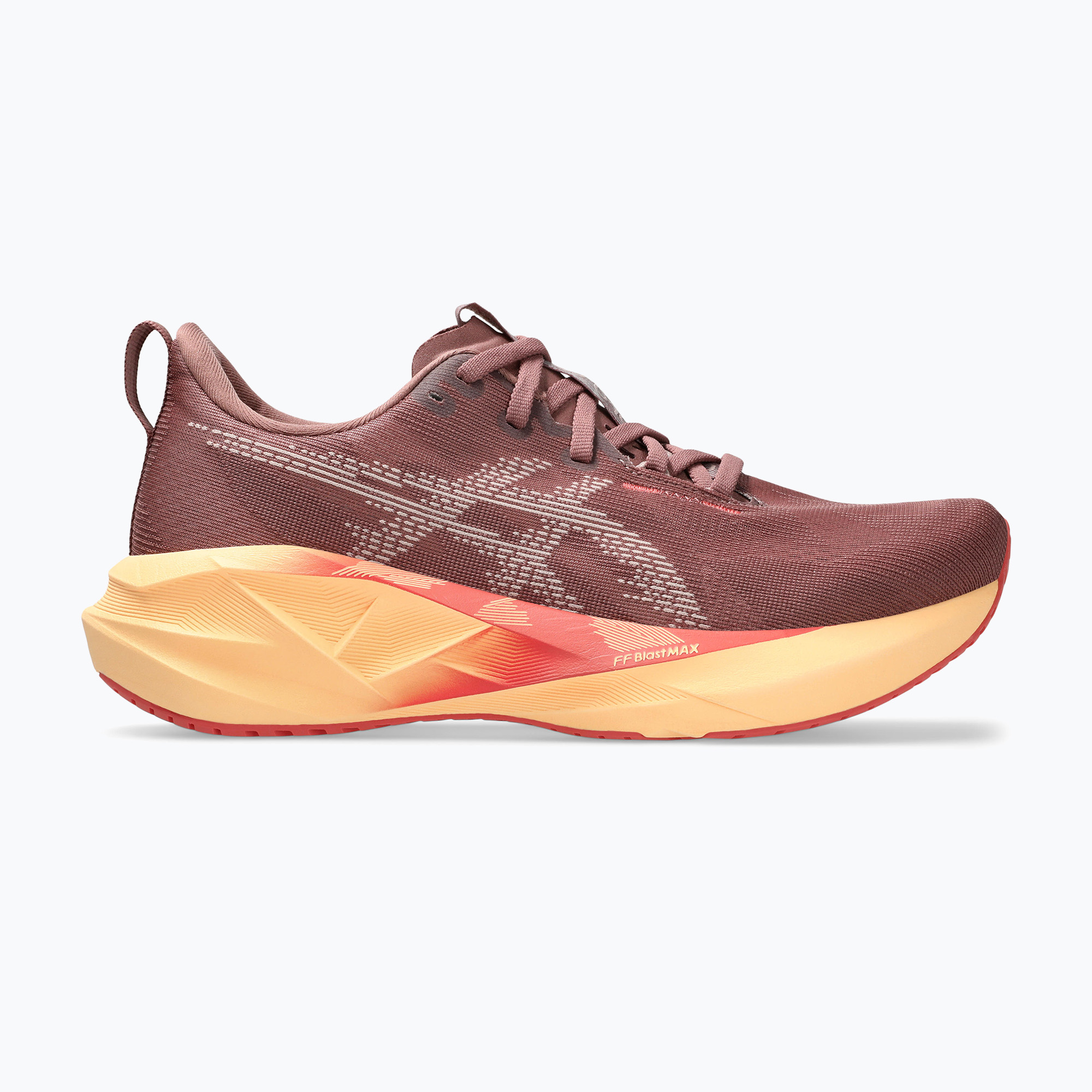 Buty do biegania damskie ASICS Novablast 5 rubble red/fawn 