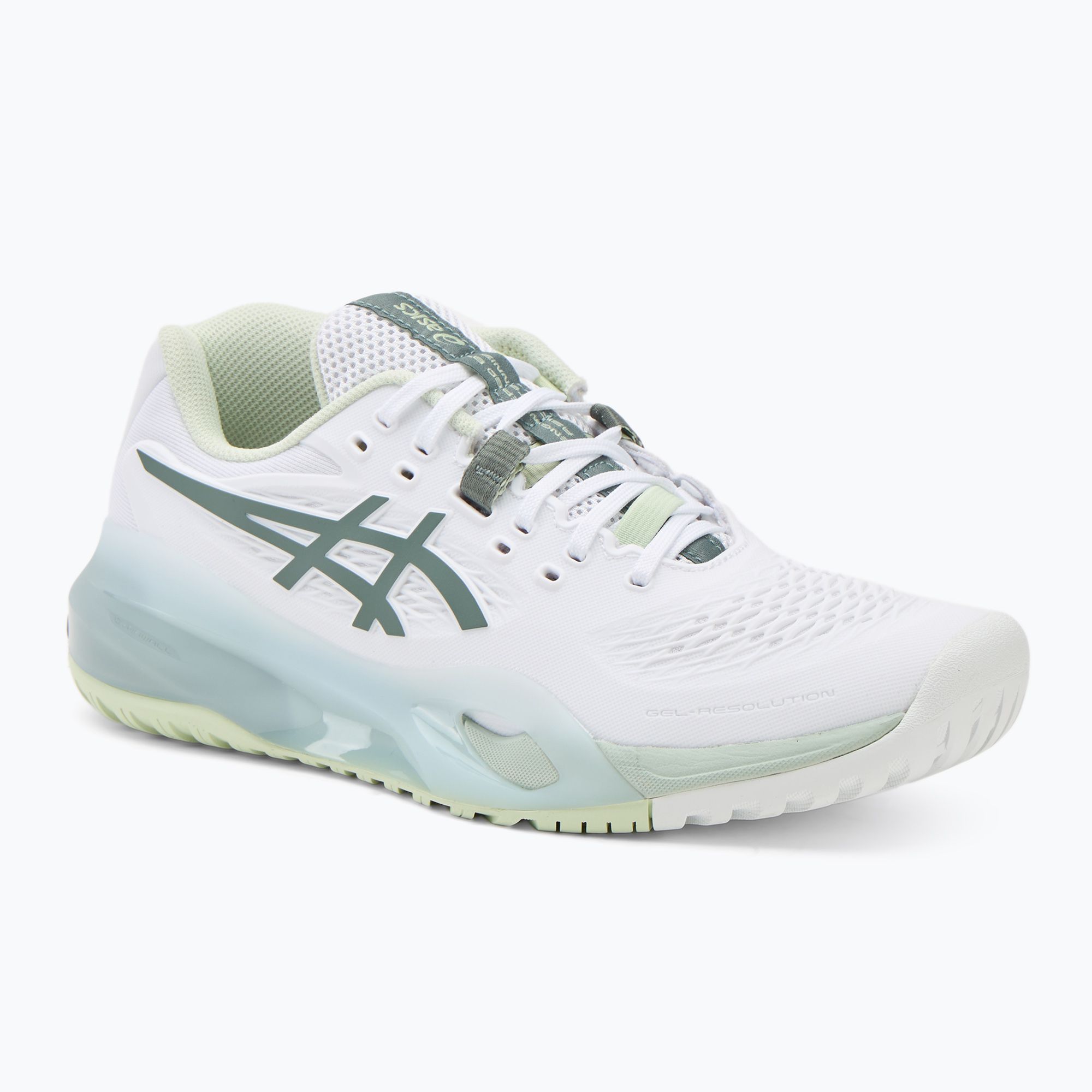 Buty do tenisa damskie Asics Gel-Resolution X W white/monument blue 