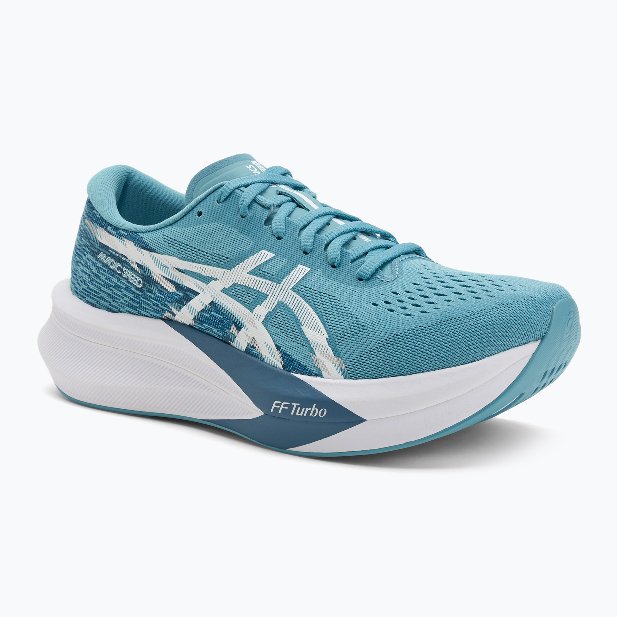 Buty do biegania męskie ASICS Magic Speed 4 stillwater/white 