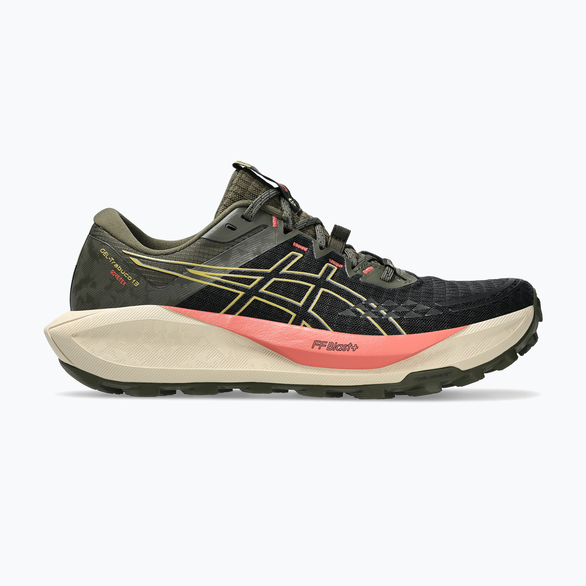 Buty do biegania damskie ASICS Gel-Trabuco 13 GTX black/lemongrass 