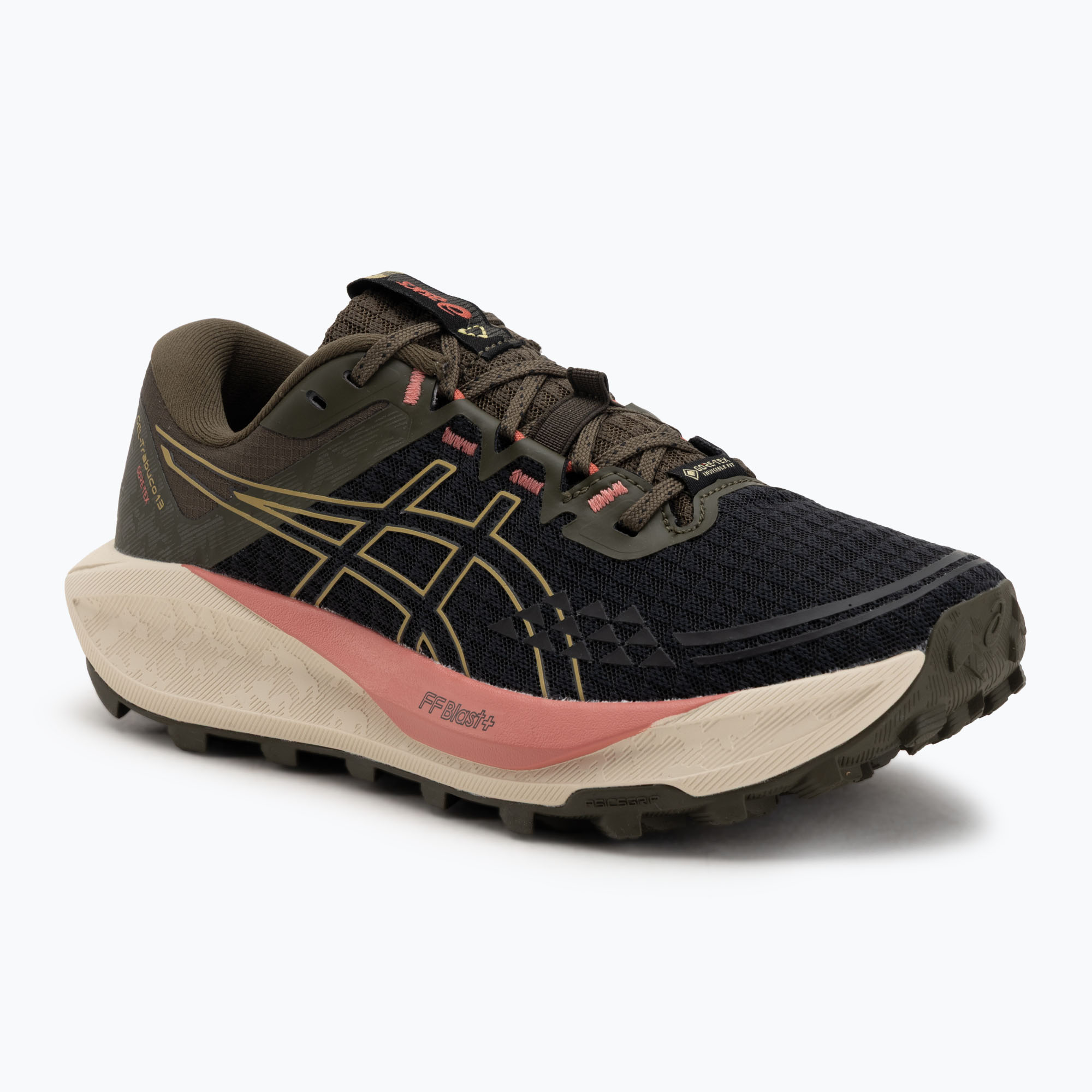 Buty do biegania damskie ASICS Gel-Trabuco 13 GTX black/lemongrass 