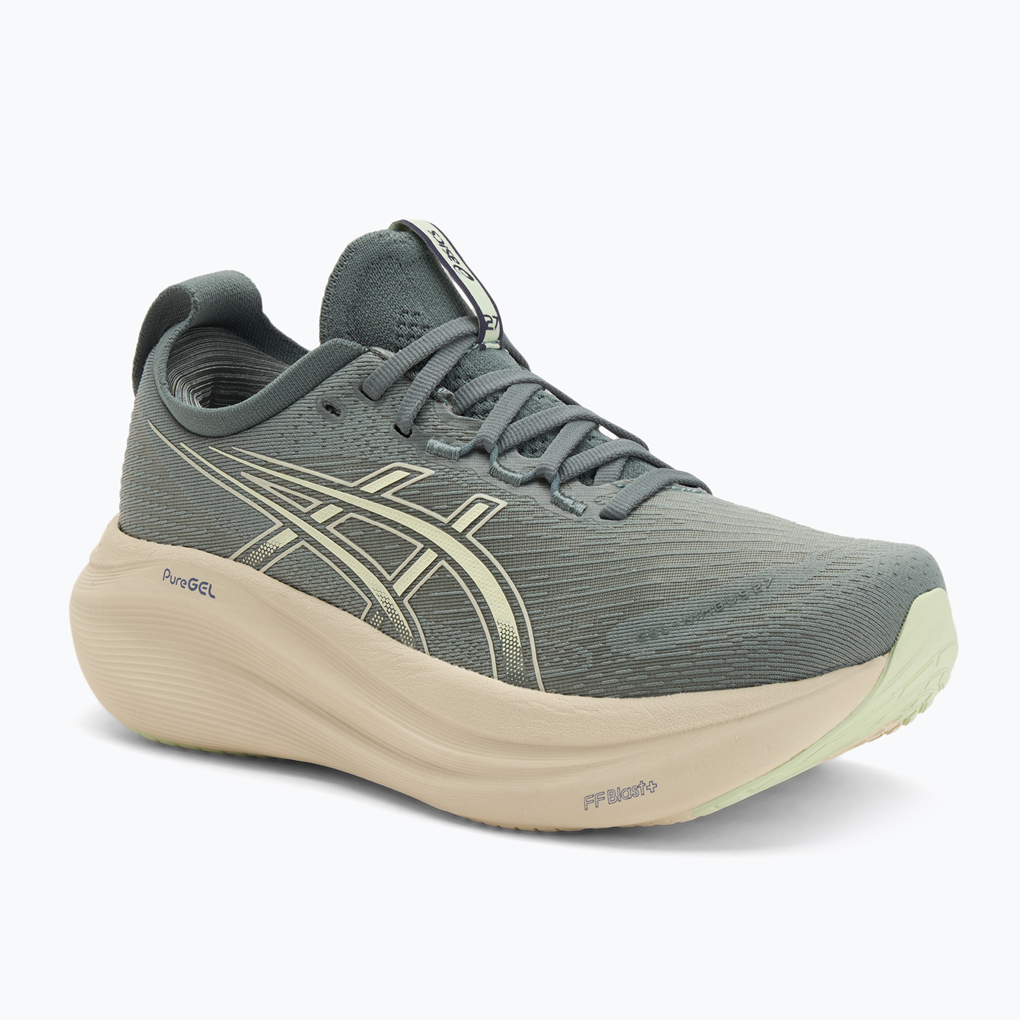 Buty do biegania damskie ASICS Gel-Nimbus 27 monument/blue/whisper green 