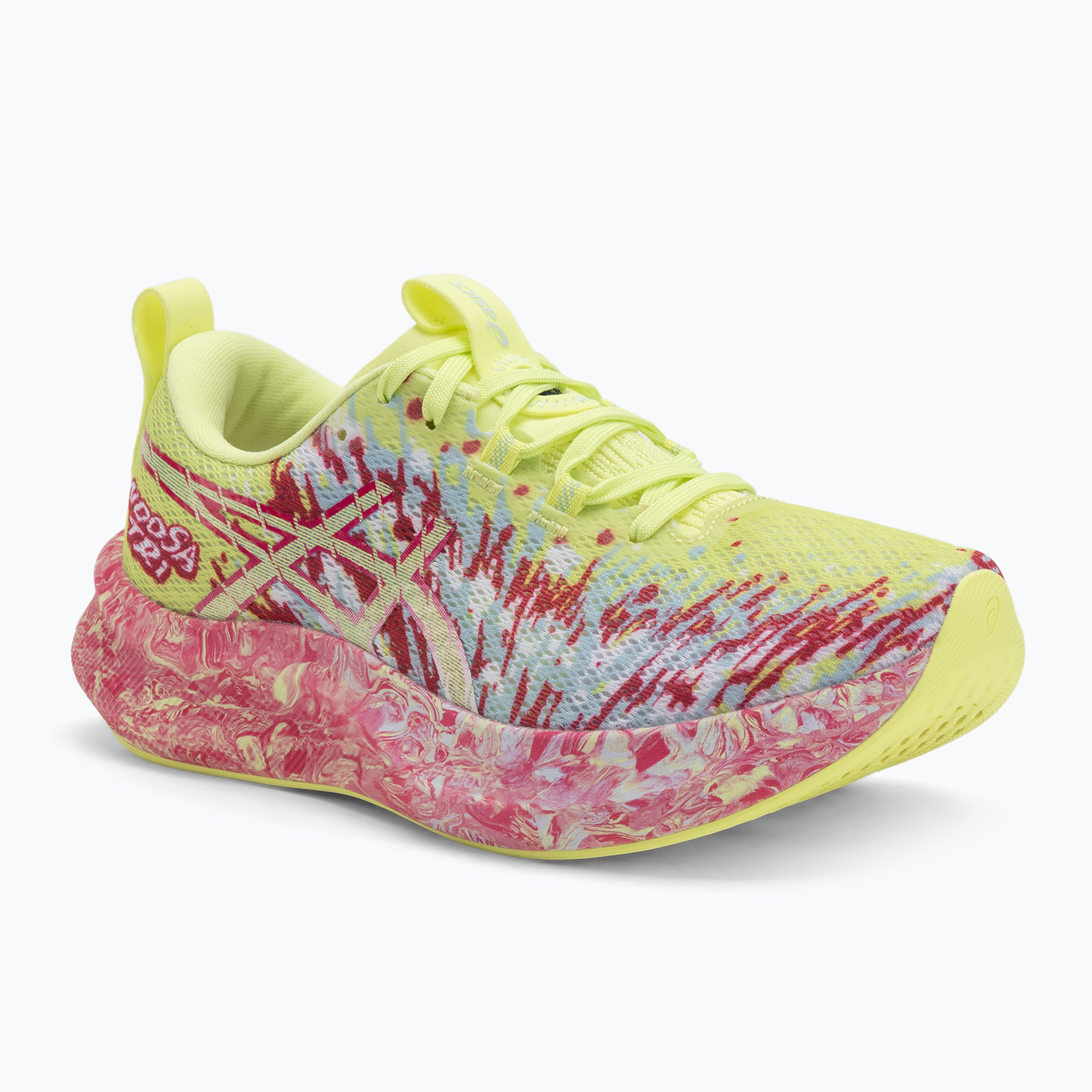 Buty do biegania damskie ASICS Noosa Tri 16 huddle lucid yellow/bright rose 