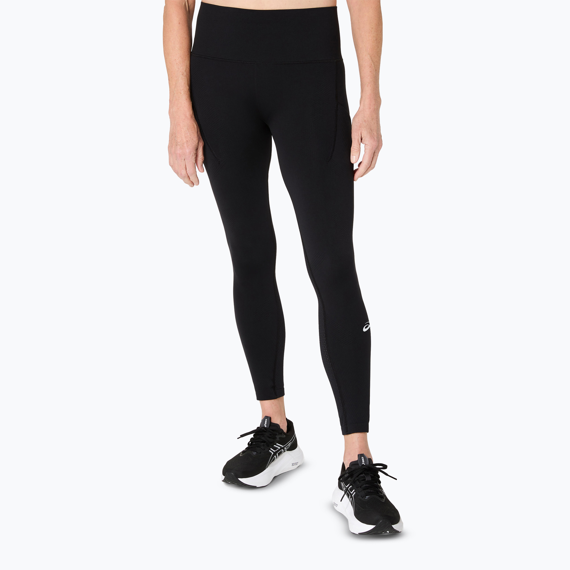Legginsy do biegania damskie ASICS Road Seamless performance black 